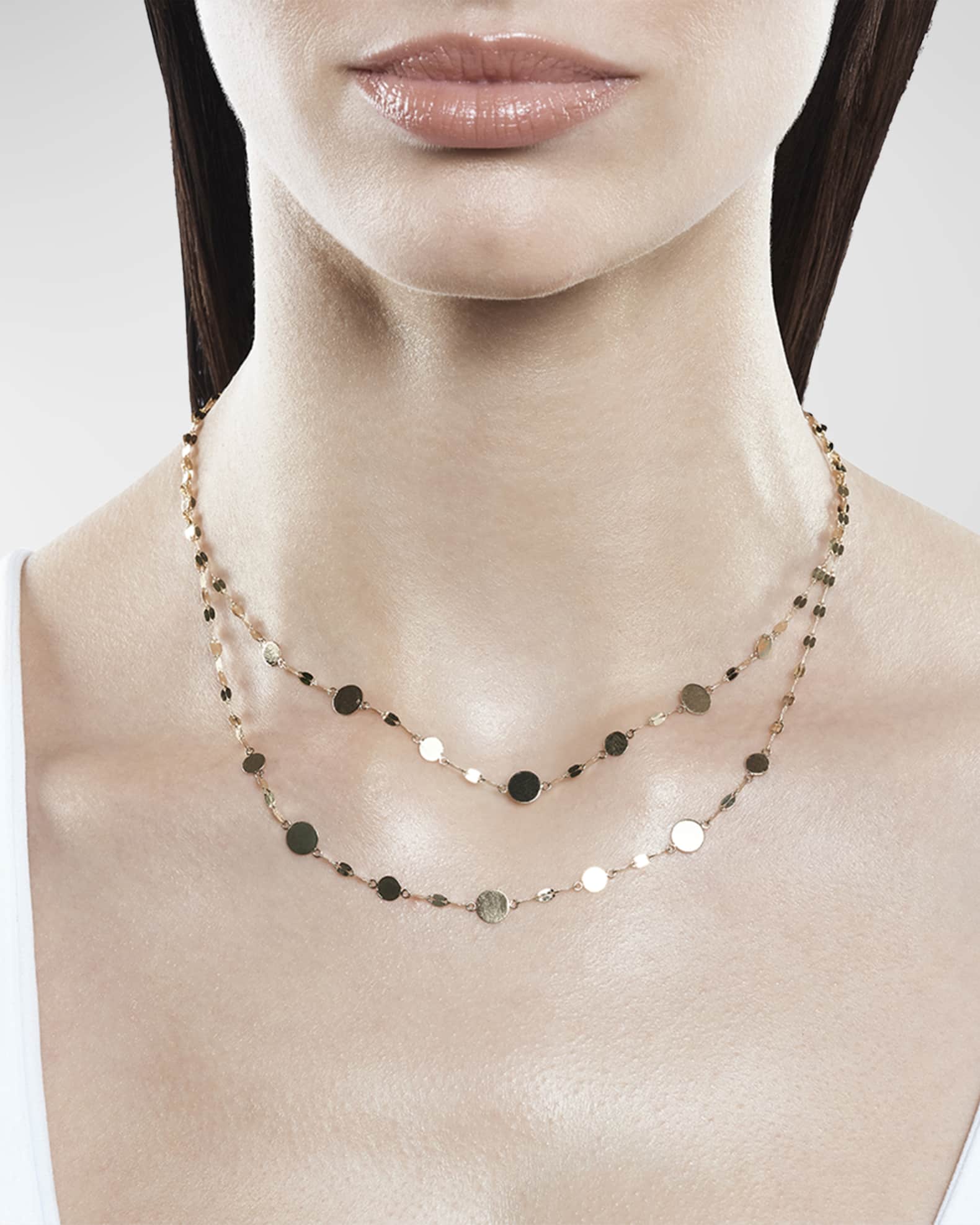 Duo Gypsy Disc Necklace  1