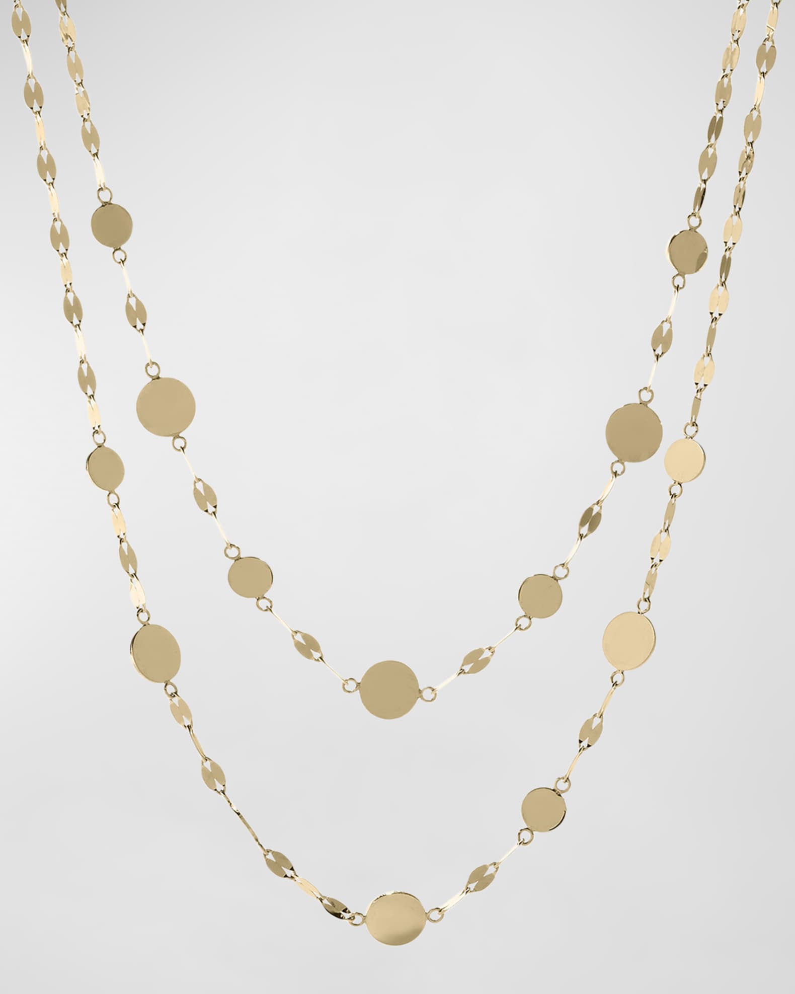 Duo Gypsy Disc Necklace  0