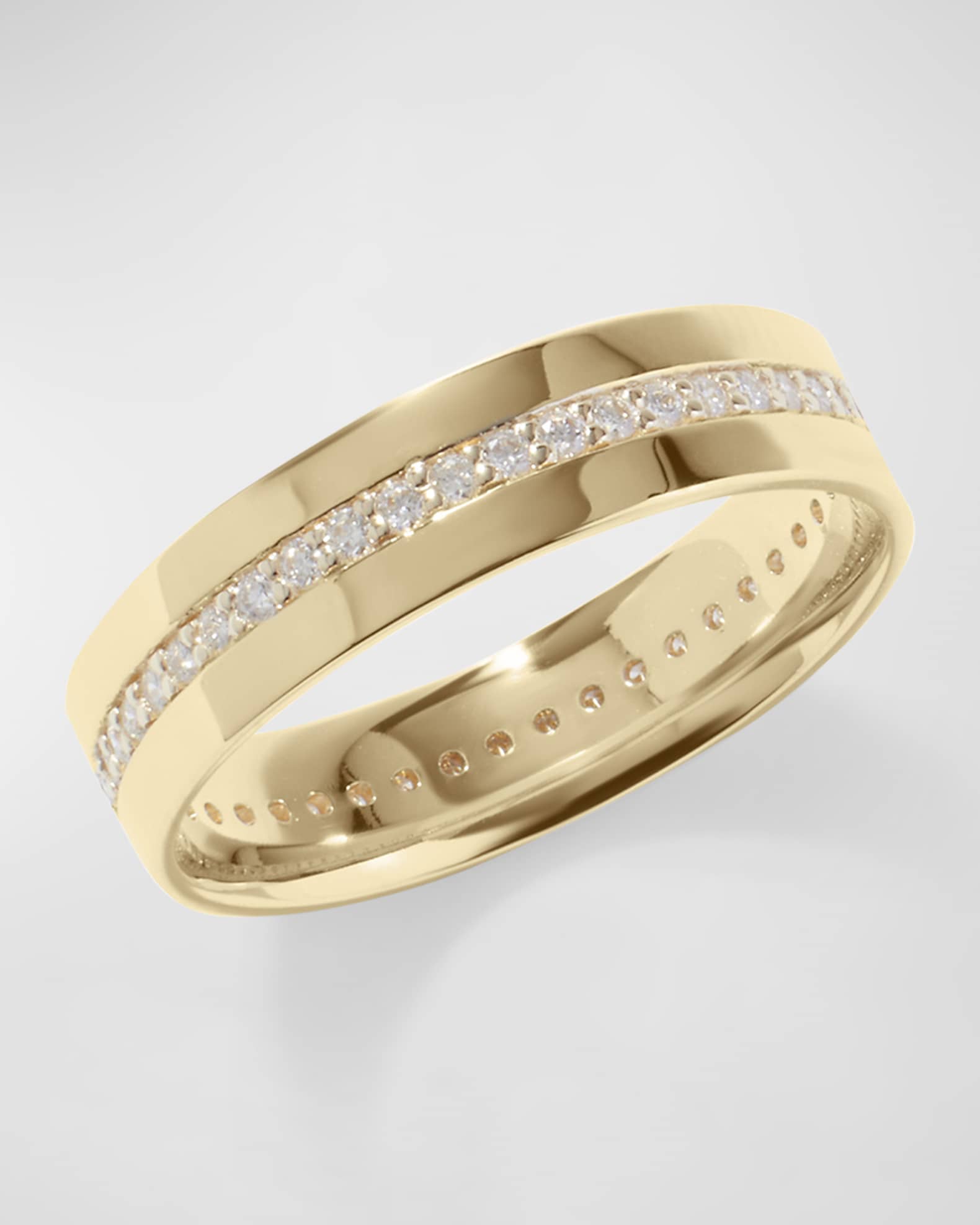 Flawless Vanity Single Row Diamond Ring 0