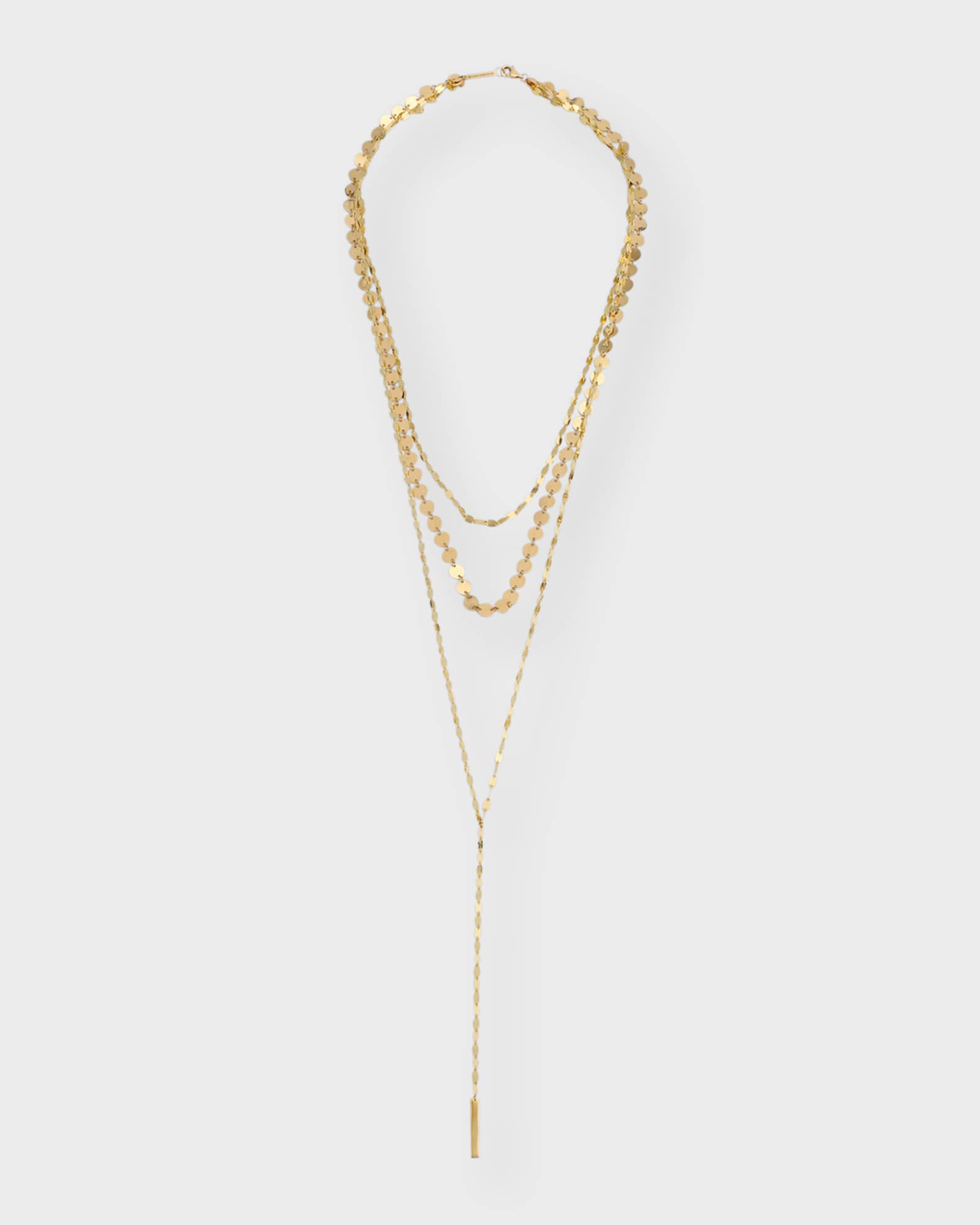 Laser Disc Mega Blake Remix Lariat Necklace  0