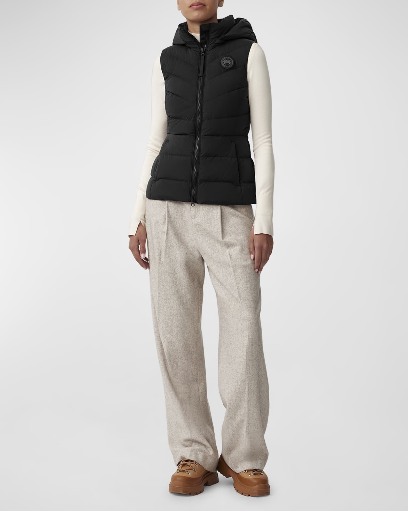 Canada Goose Clair Hooded Puffer Vest | Neiman Marcus