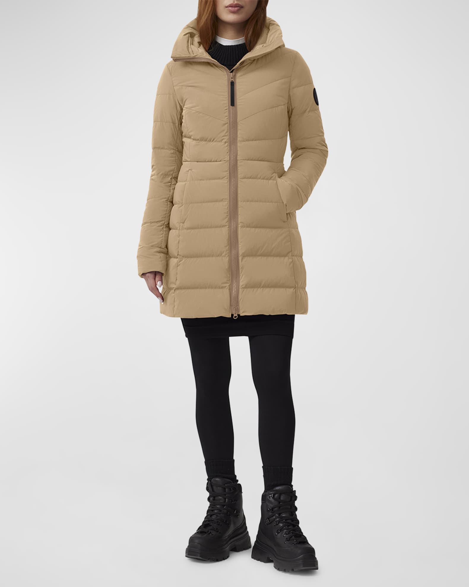 Canada Goose Clair Coat Black Label | Neiman Marcus