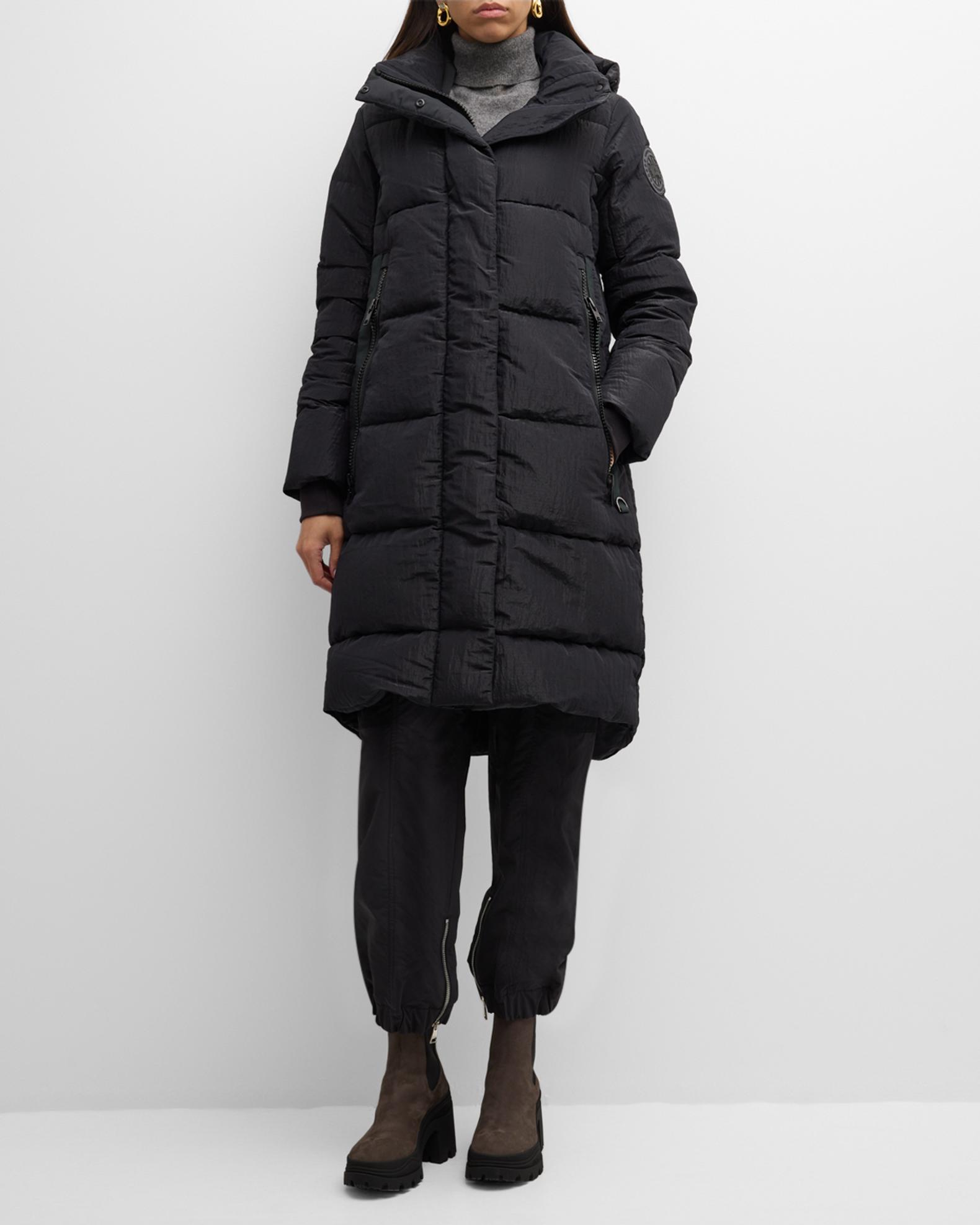 Canada Goose Byward Parka Black Label Shiny Crinkle | Neiman Marcus