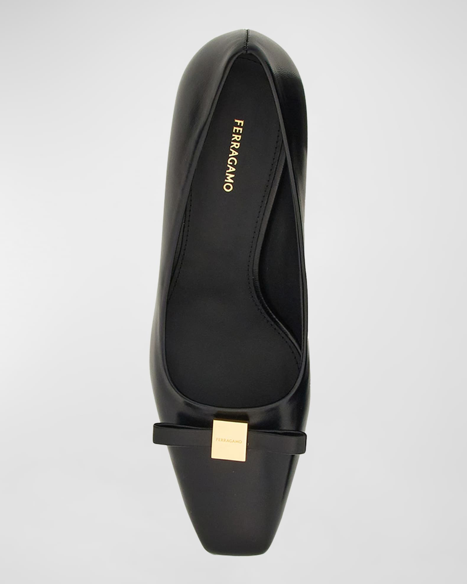 CC HEEL MULES 25S IN BLACK MESH FABRIC AND LAMBSKIN WITH BOW