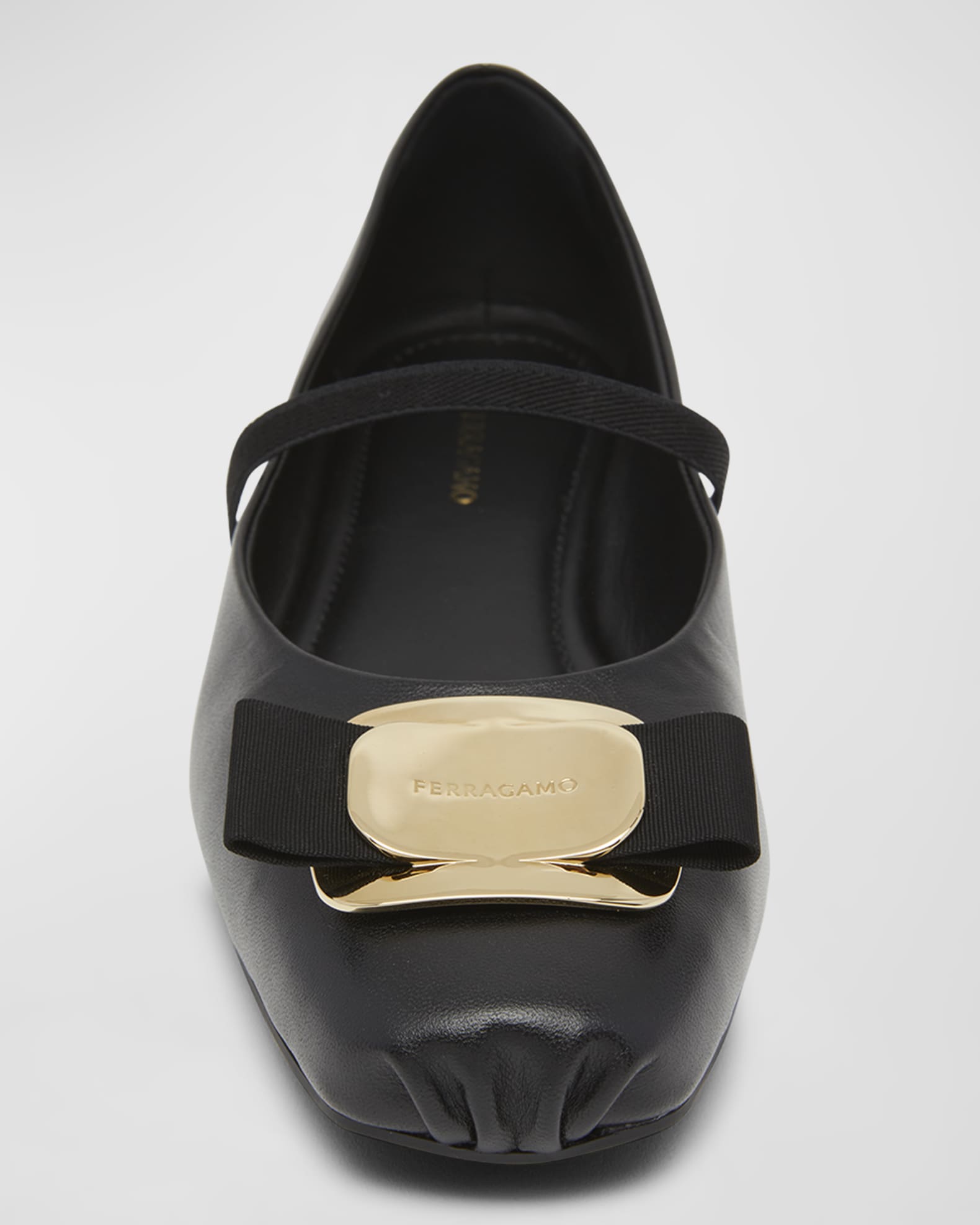 【関税込み】FERRAGAMO ZINA' BALLET FLATS FERRAGAMO Zina Leather Ballet Flats | Saks Fifth Avenue