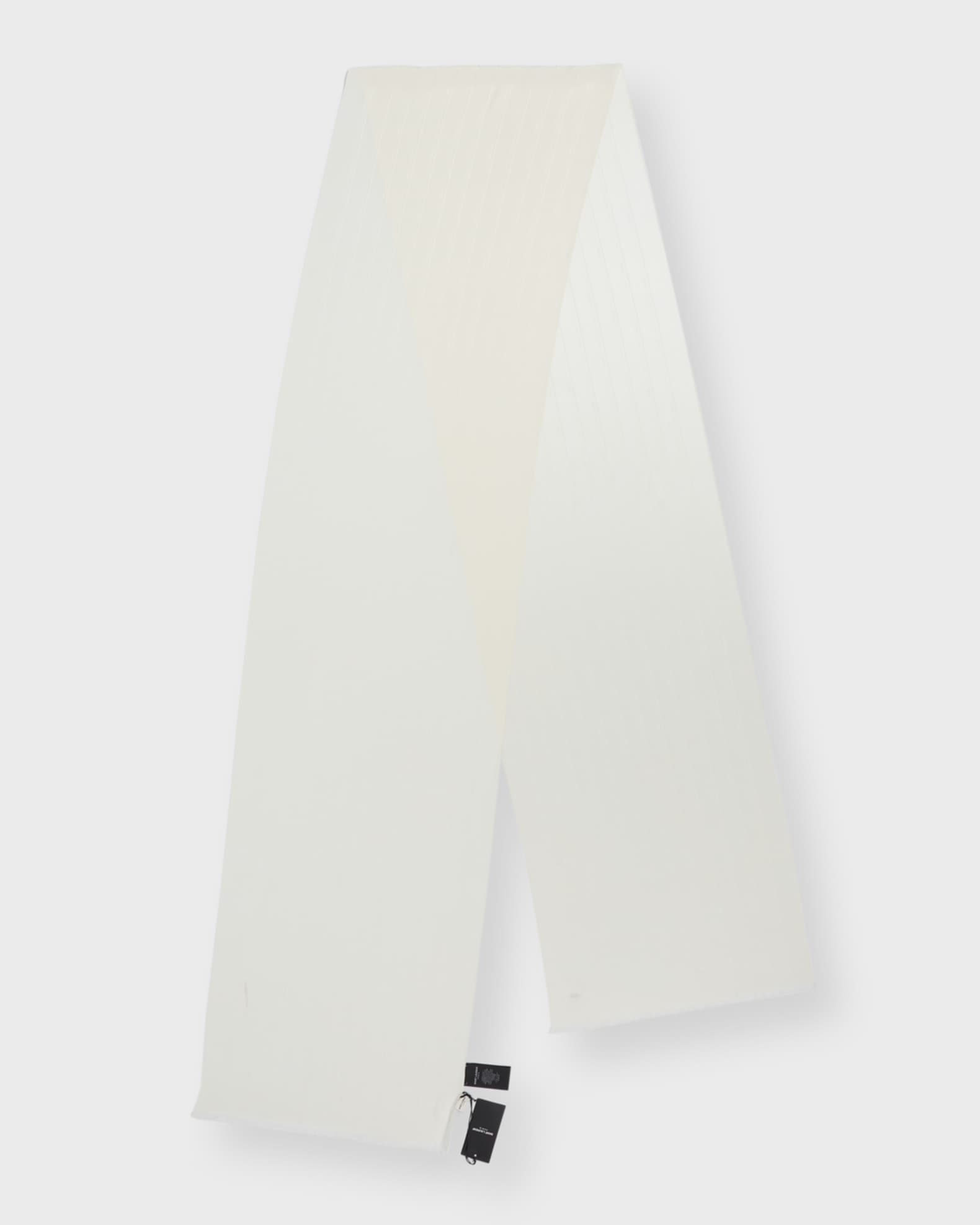 Saint Laurent Men s YSL Striped Smoking Scarf Neiman Marcus