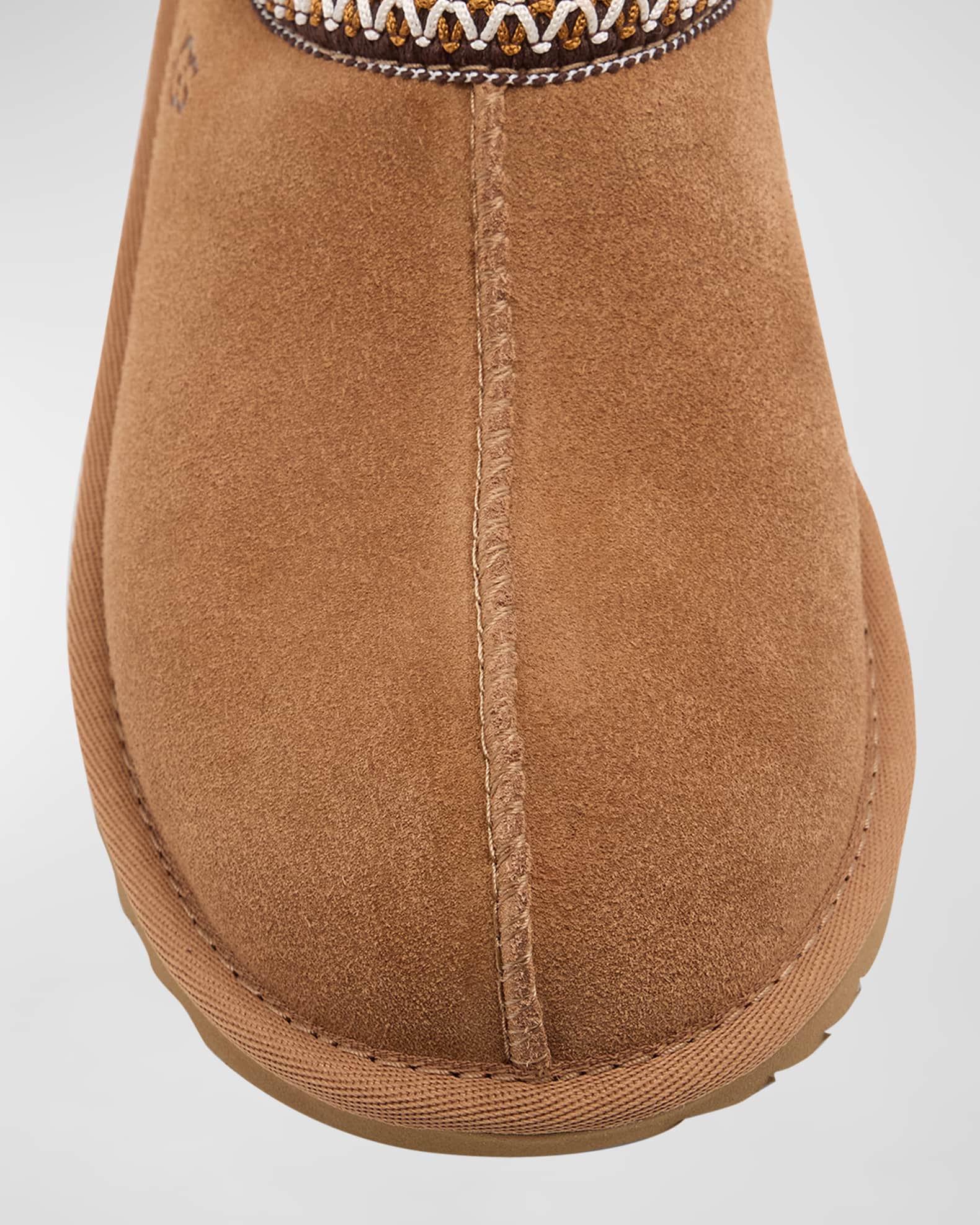 Girl's Tasman II Suede Mules | Neiman Marcus