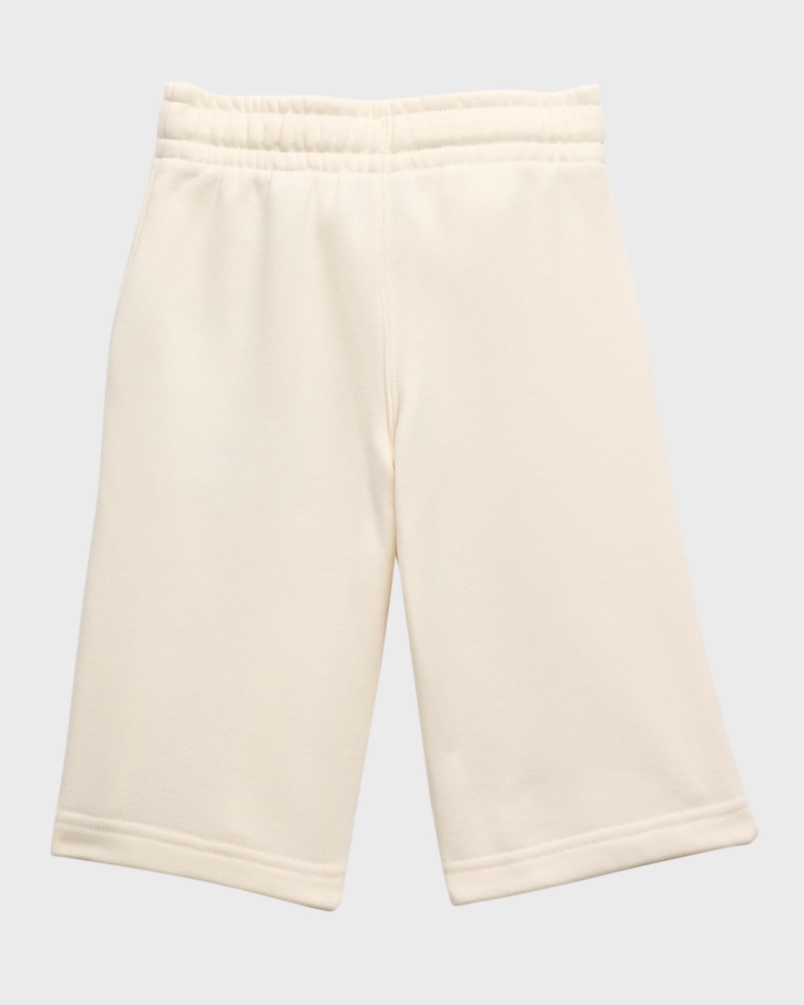 Burberry Kids Equestrian Knight-embroidered cotton shorts - Black