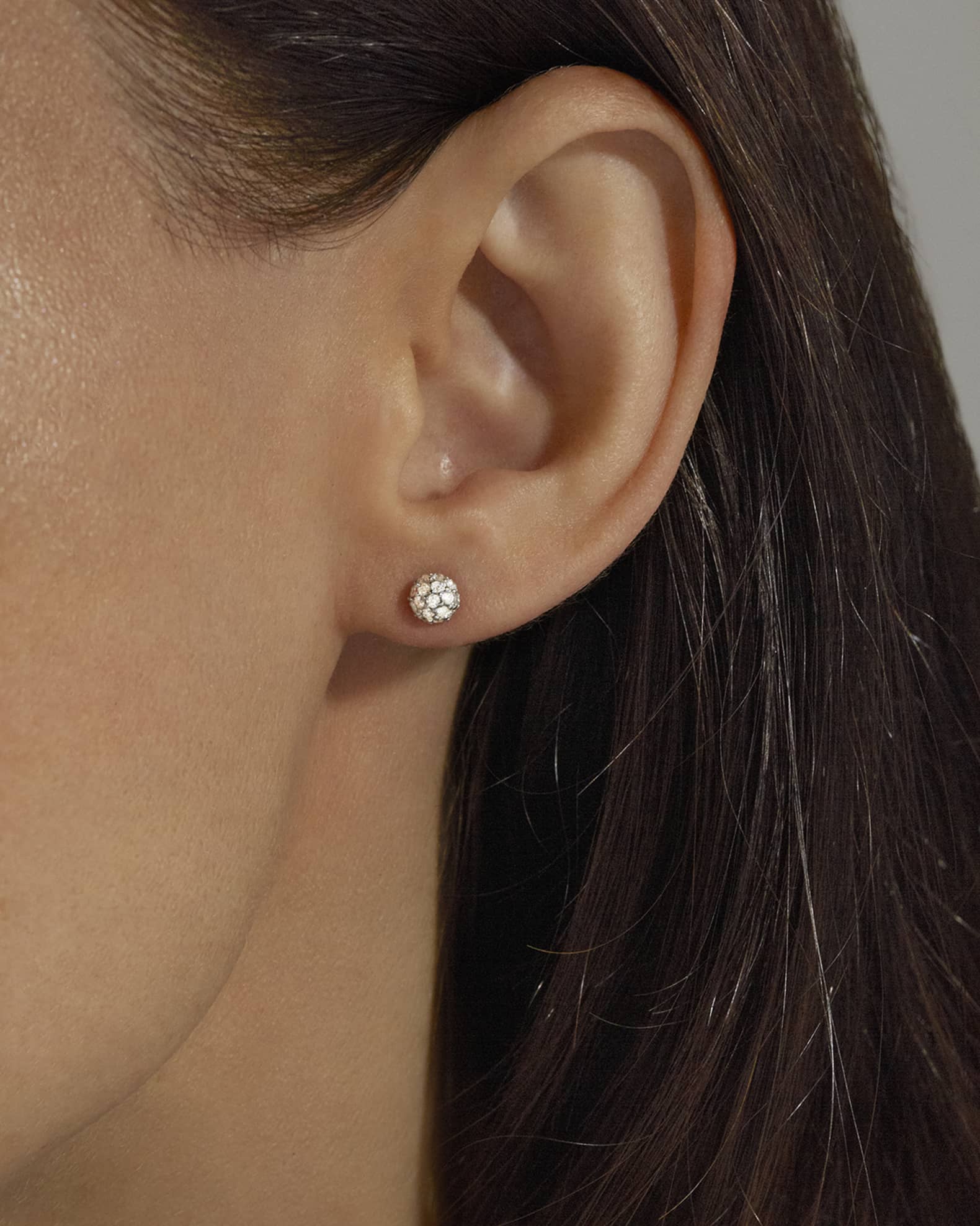 Mirror stud earrings new arrivals