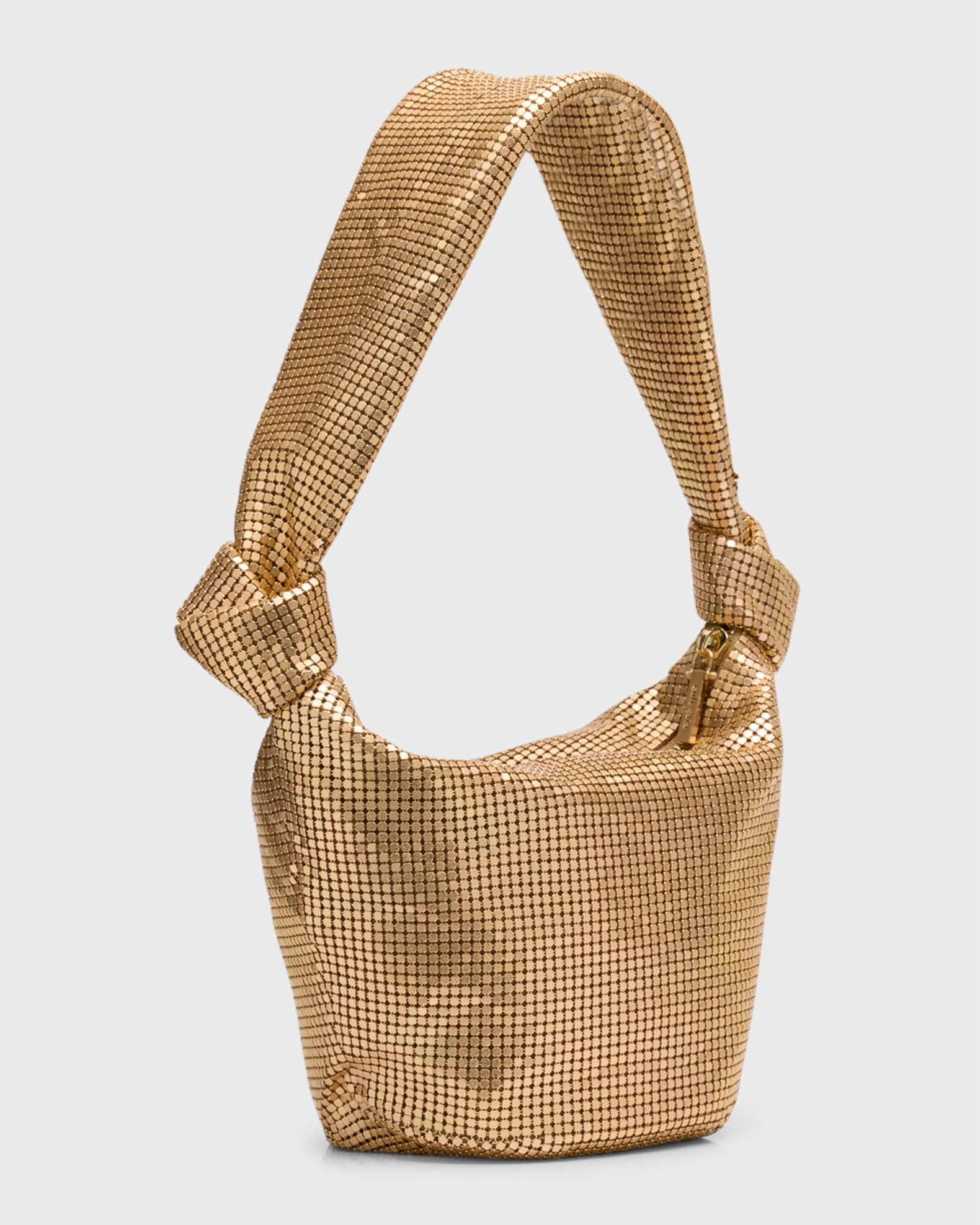 Cult Gaia Gia Metallic Stud Shoulder Bag | Neiman Marcus