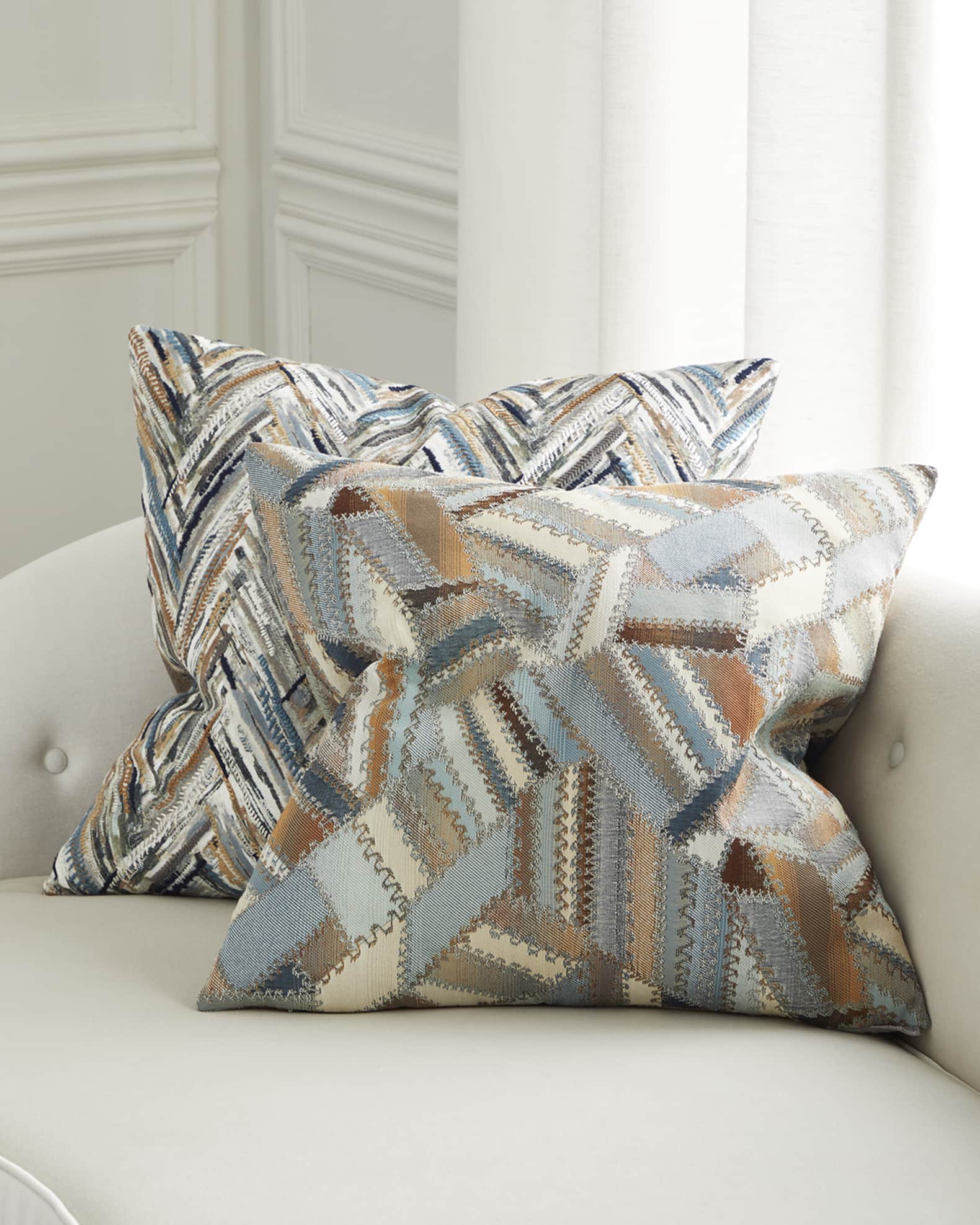 Zig zag throw pillows best sale