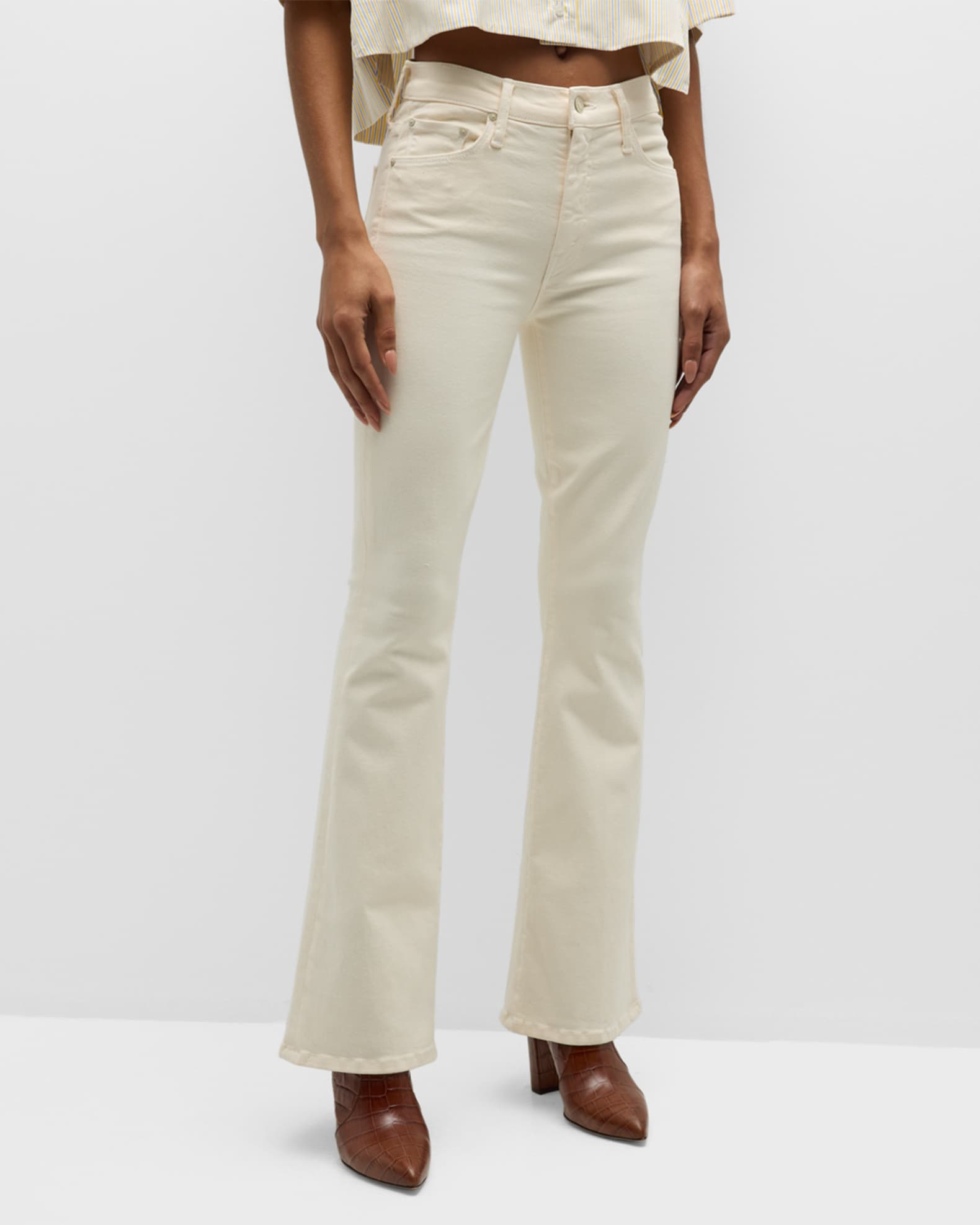Bershka kick flare jeans deals