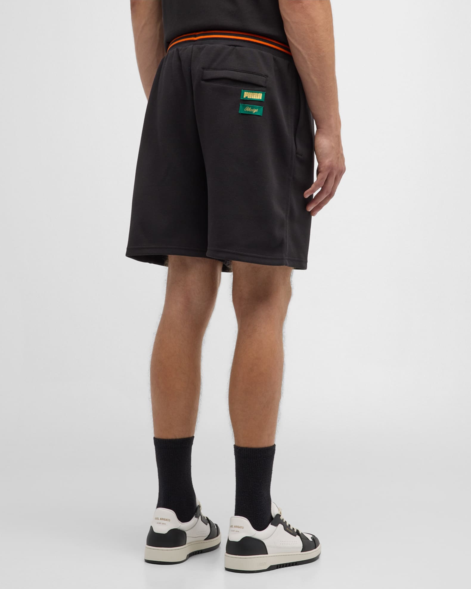 Puma Hoops woven basketball shorts in black