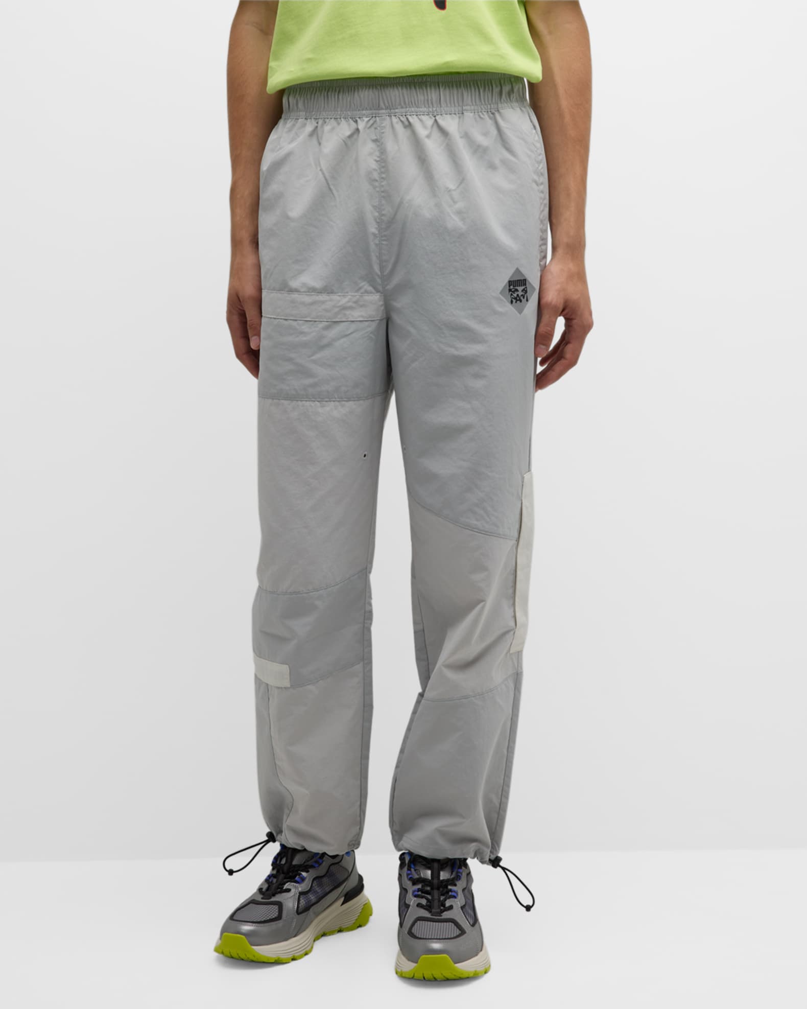 Weiv -Los Angeles Jura Checkered Track Pants Brown / S