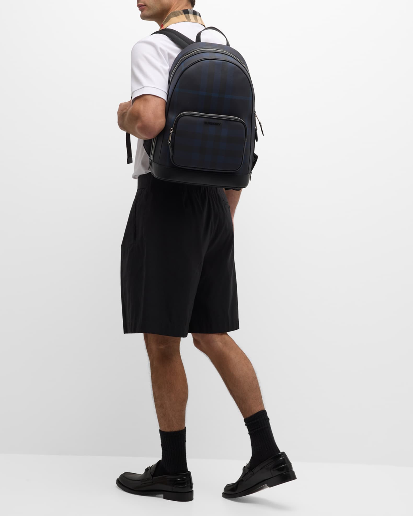 Men's Rocco Check Backpack 1