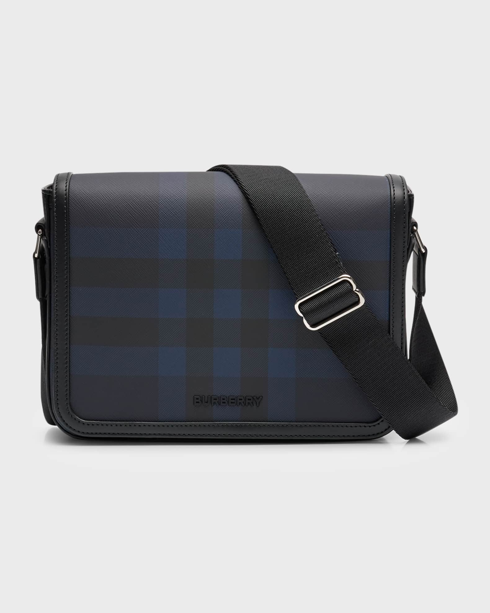 Burberry Small Leather and Vintage Check Crossbody Bag replica