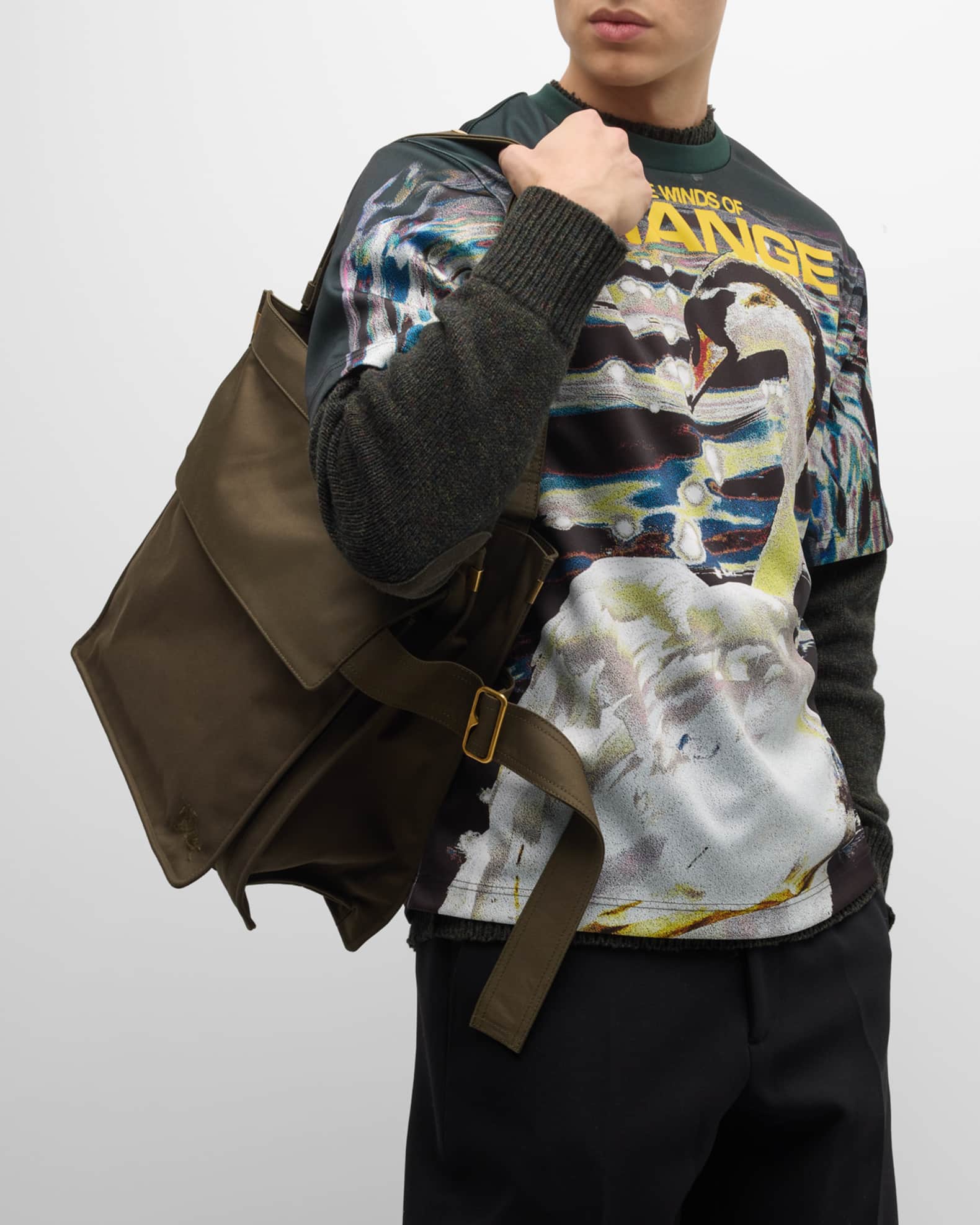 Burberry Men's Trench Large Tote Bag | Neiman Marcus Burberry Men's Trench Large Tote Bag | Neiman Marcus