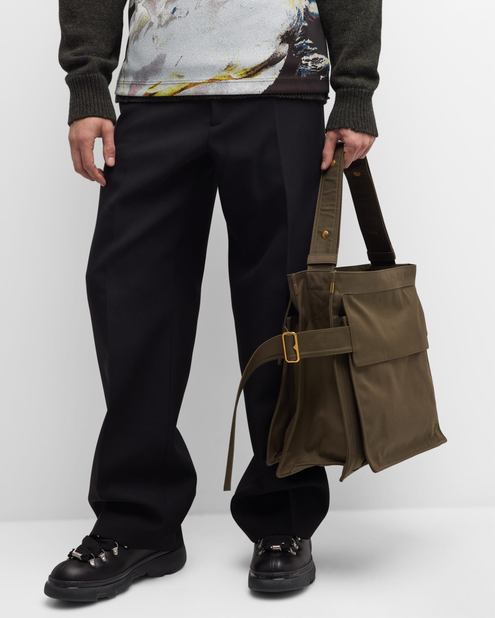 Burberry tote bag men sales