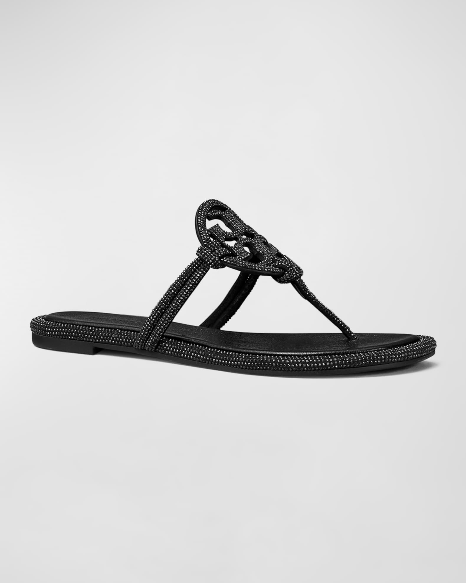 Miller Pave Logo Thong Sandals 1