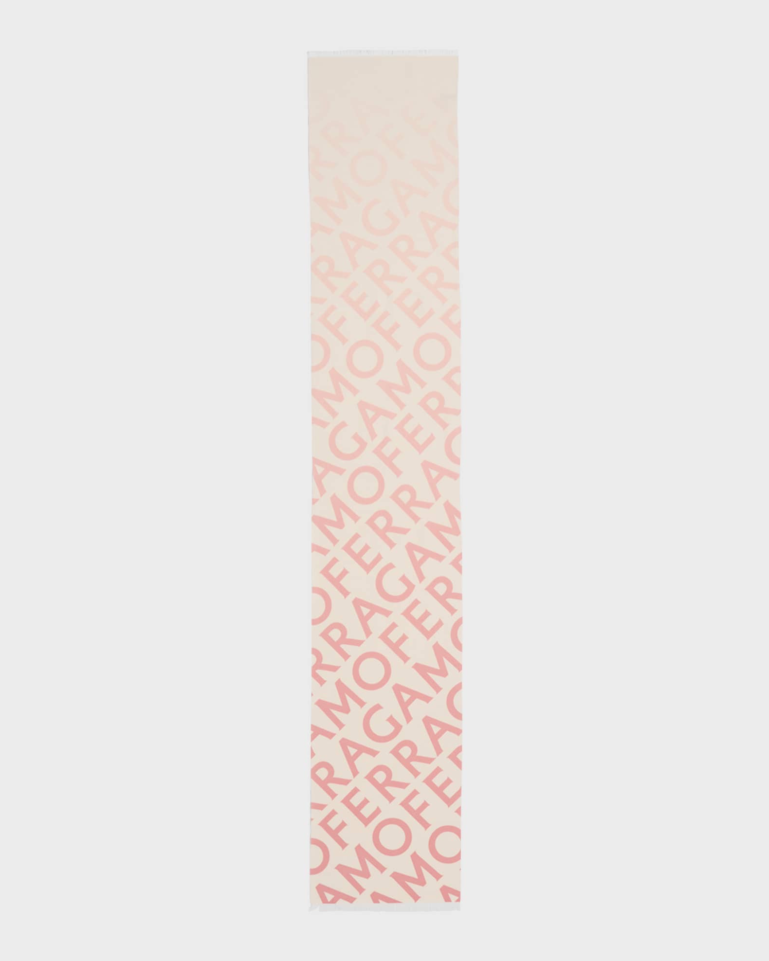 Wool-Cashmere Logo Scarf 1