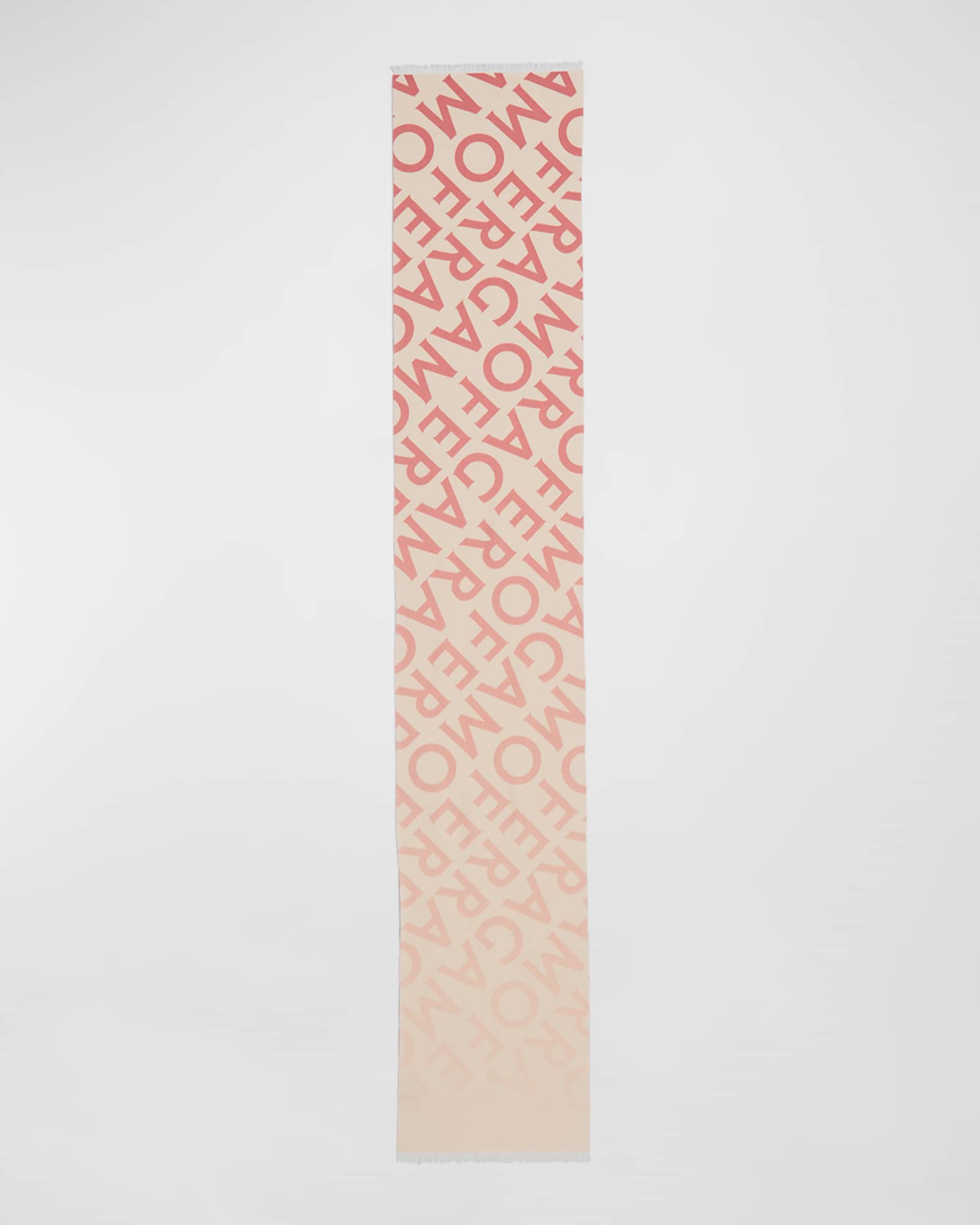 Wool-Cashmere Logo Scarf 0