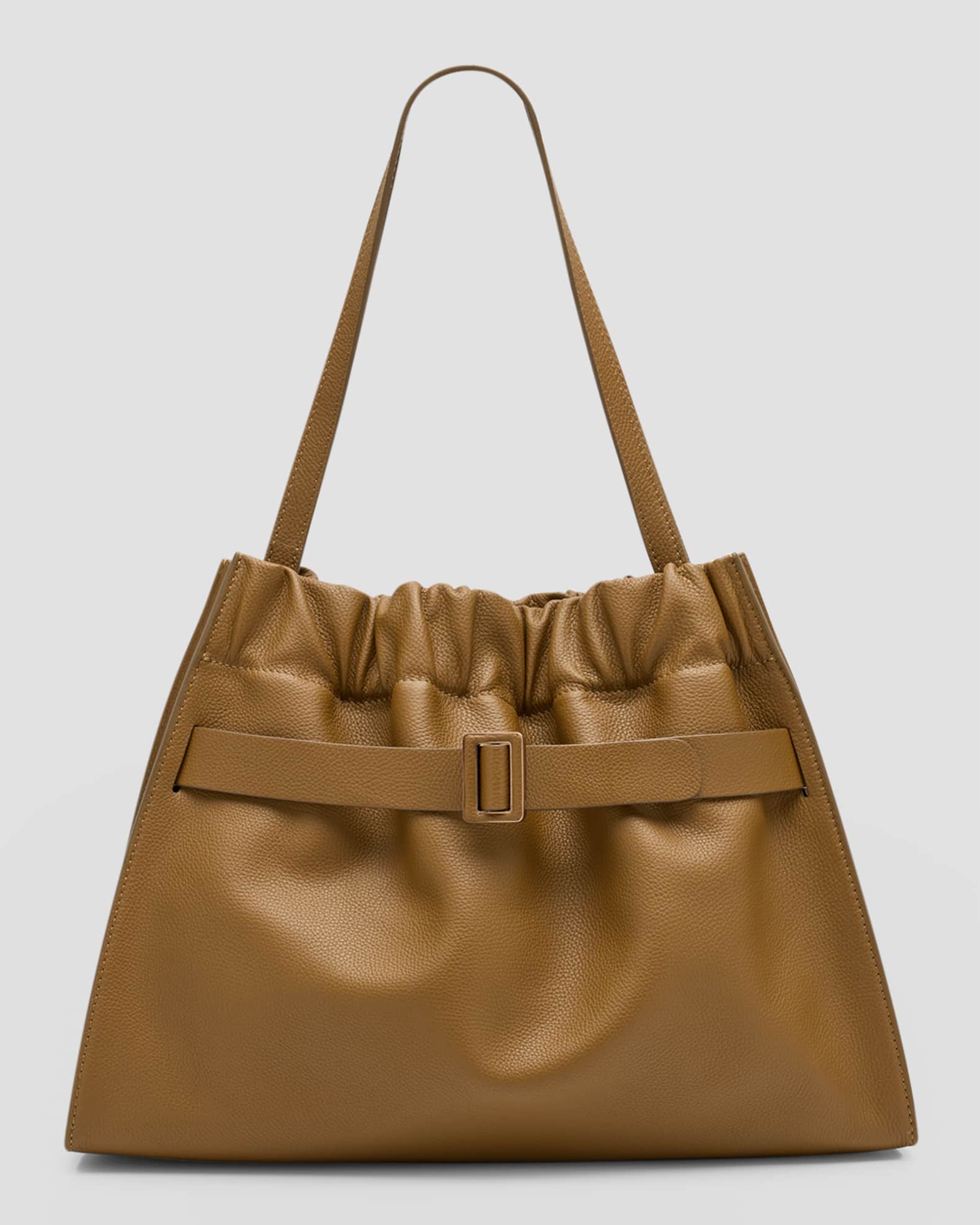 Boyy Scrunchy Jumbo Leather Shoulder Bag | Neiman Marcus