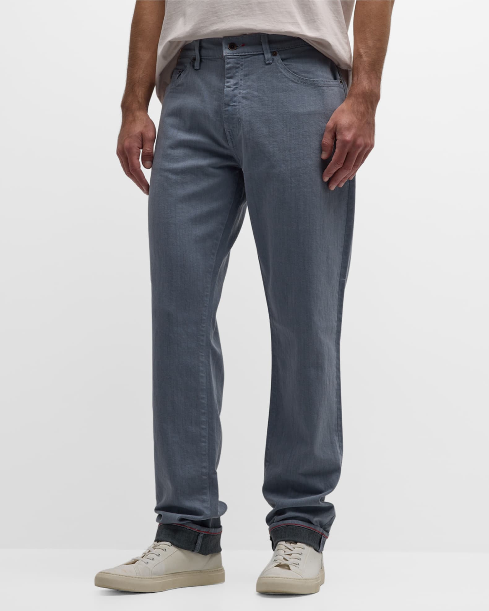 200 MARINA COLLECTION - Grey Stretch Jean, Distressed