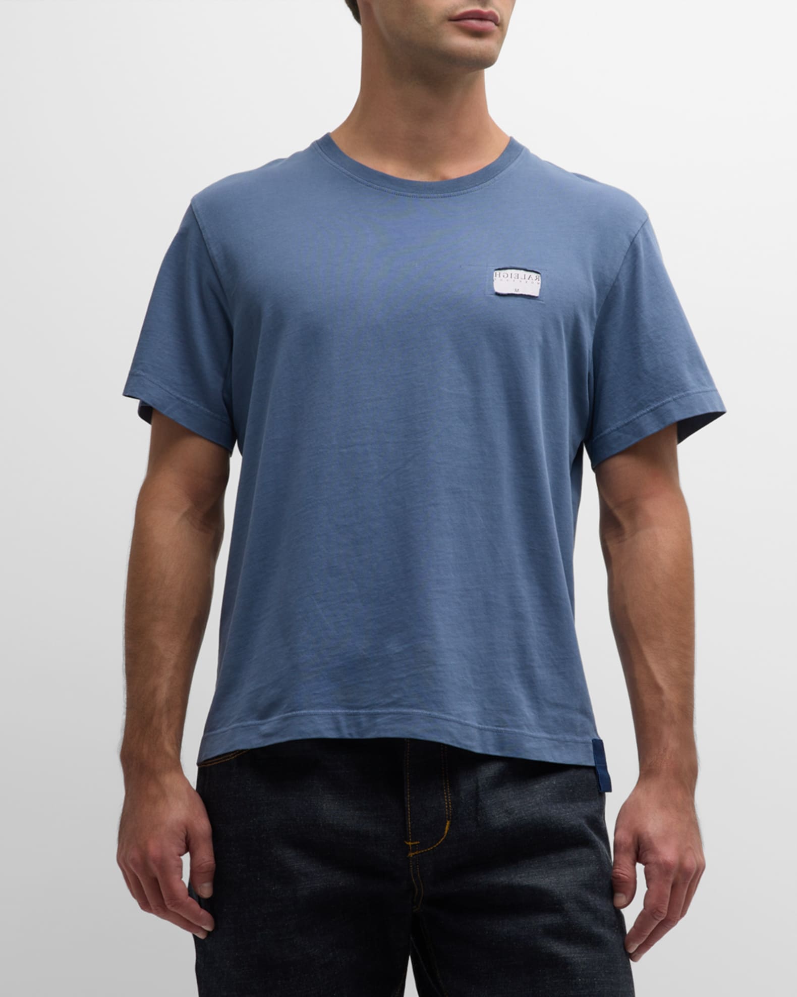 Embossed LV Cotton T-Shirt - Luxury Blue