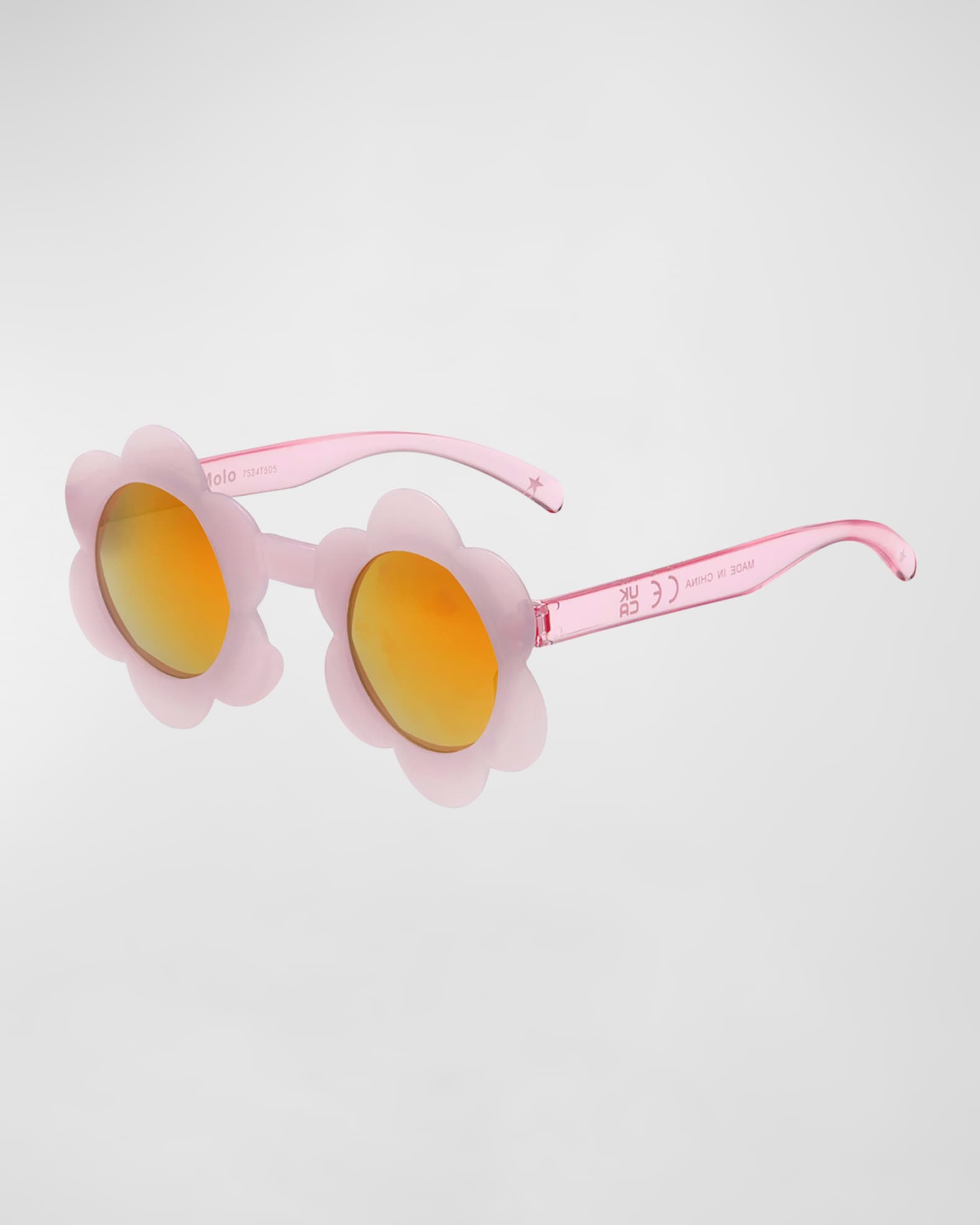 Molo Girl's Soleil Floral-Shaped Sunglasses