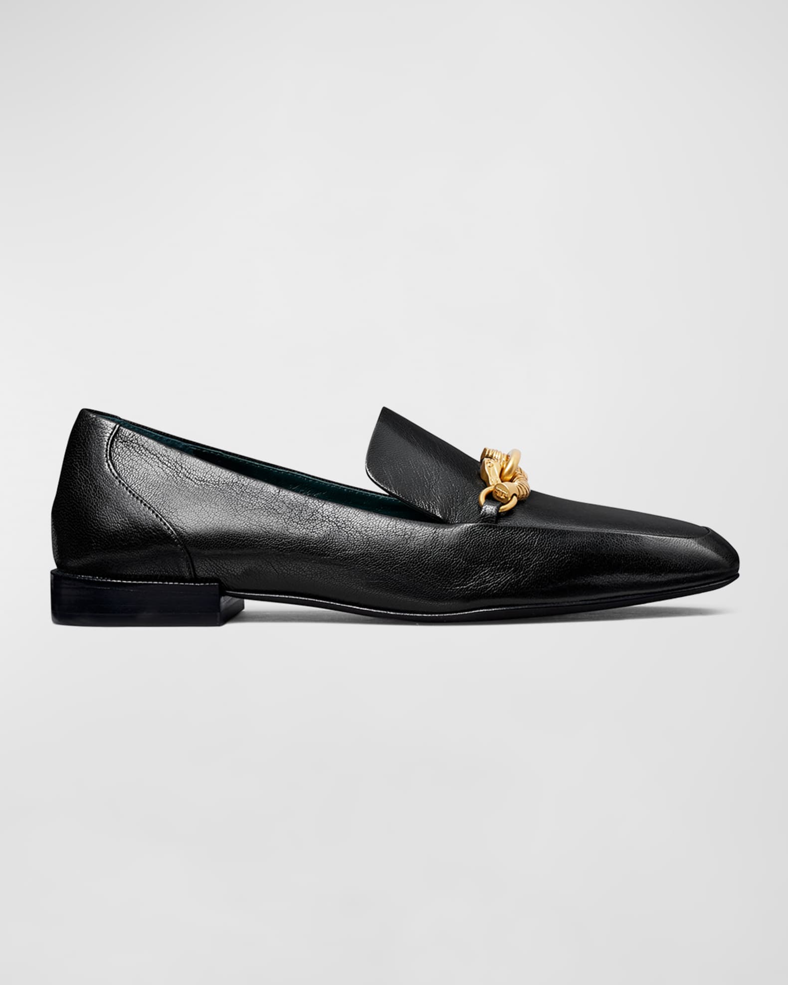 Tory Burch Jessa Leather Chain Loafers | Neiman Marcus