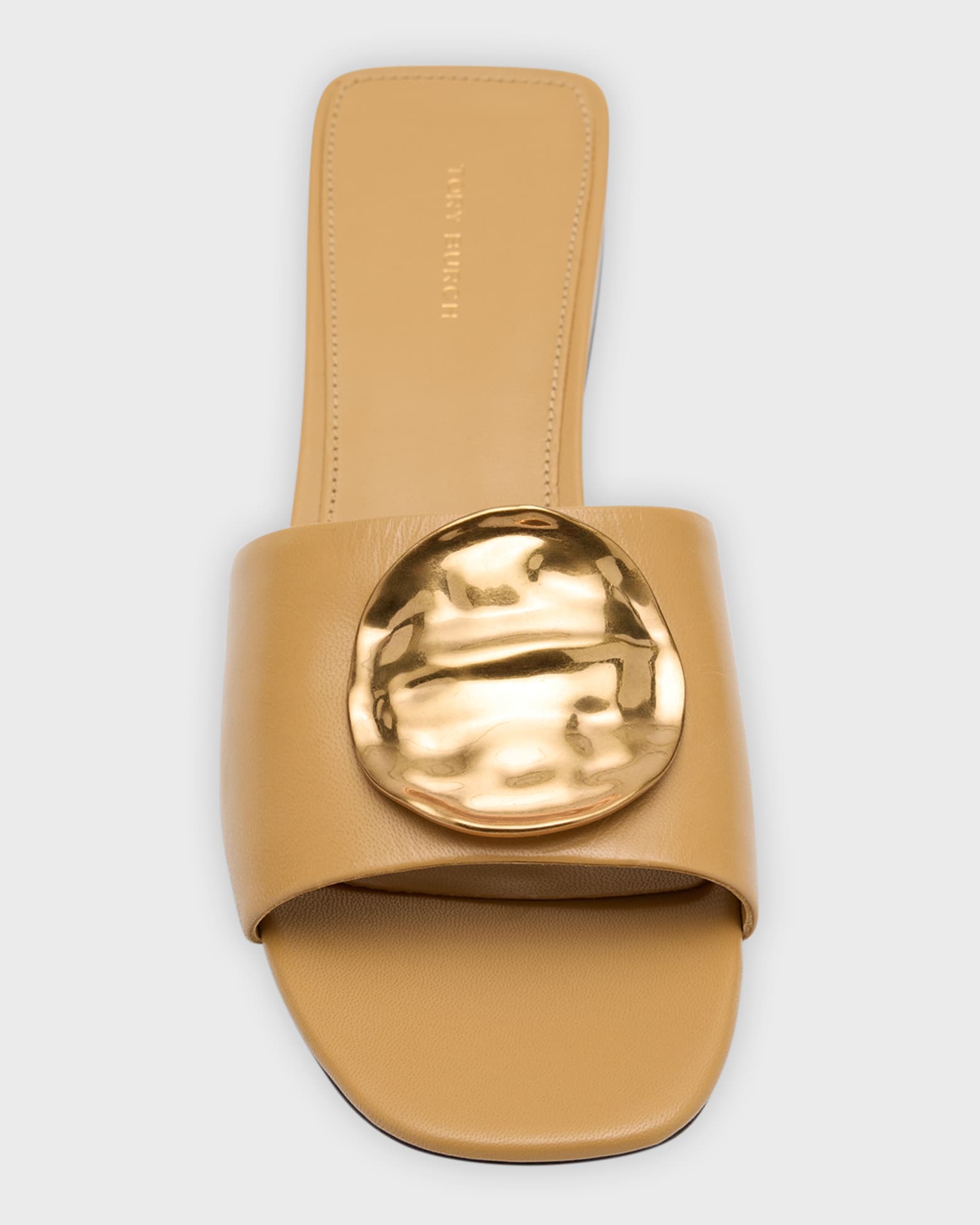 Patos disk sandal tory burch top