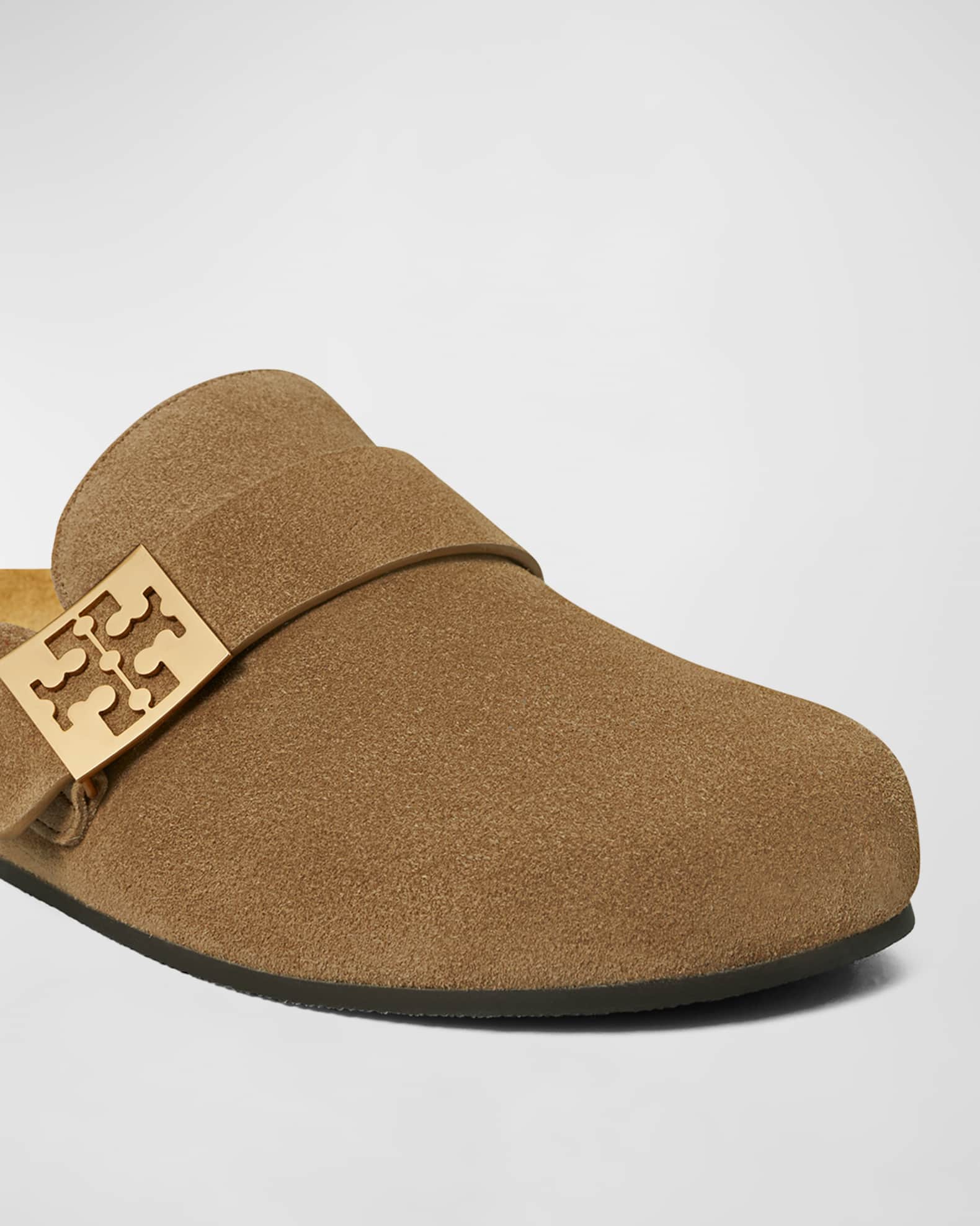 Tory burch suede mules on sale