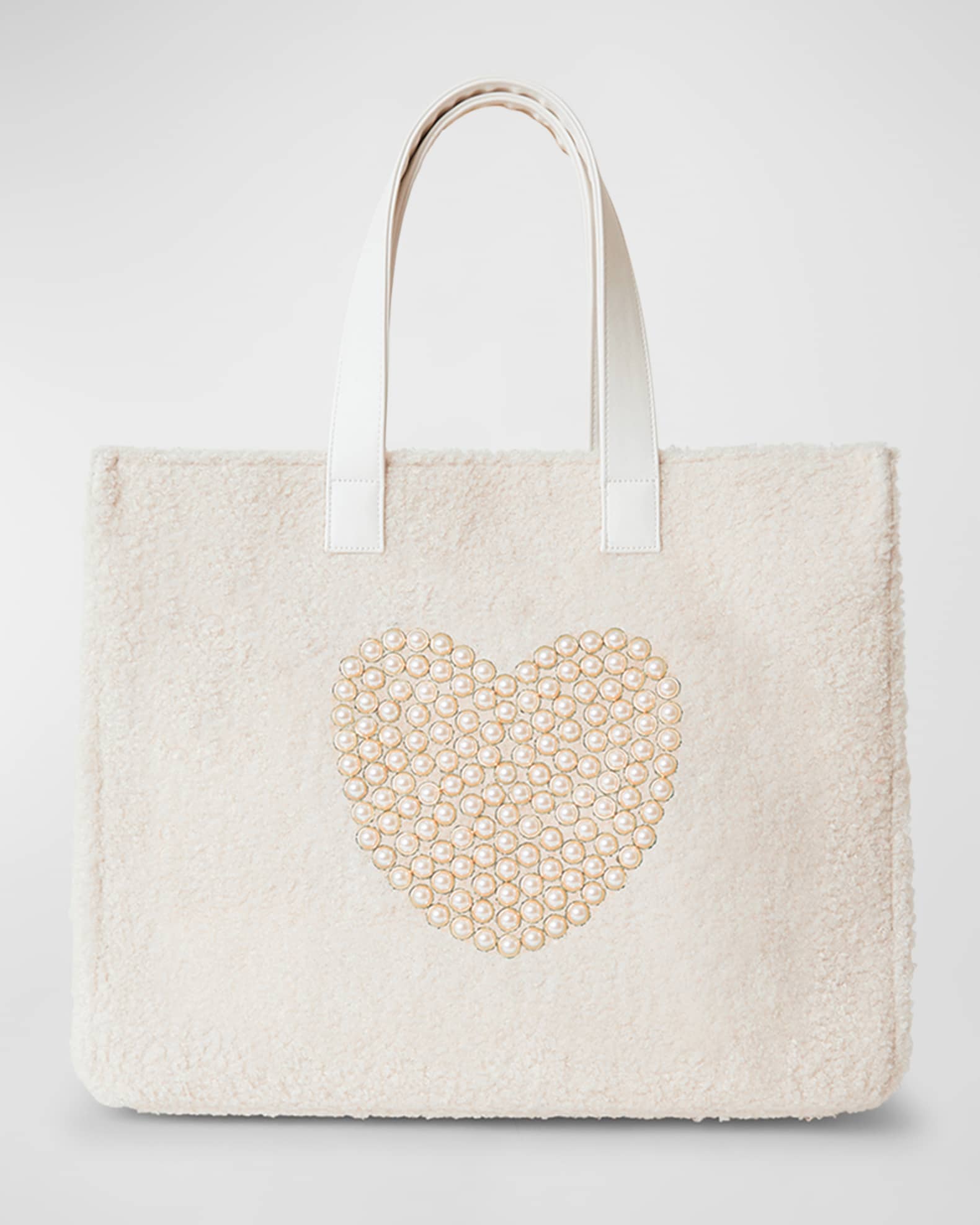 BTB Los Angeles Heart Teddy Tote Bag