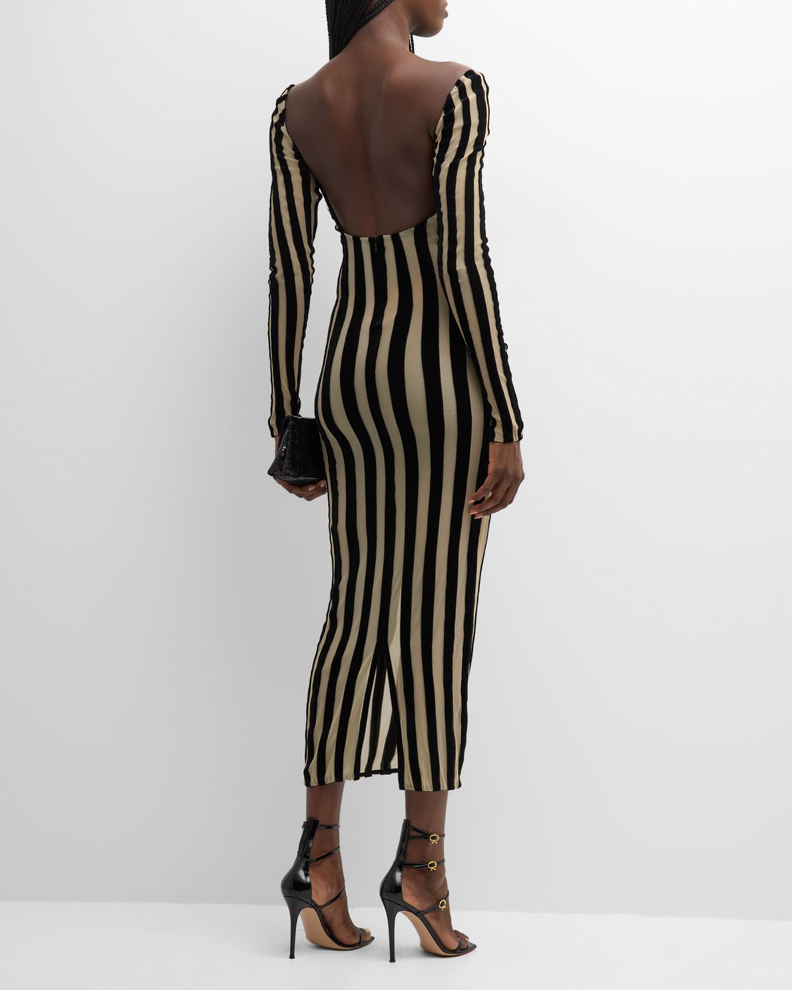 3D Monogram Stripe Accent Pajama Shorts - Ready-to-Wear