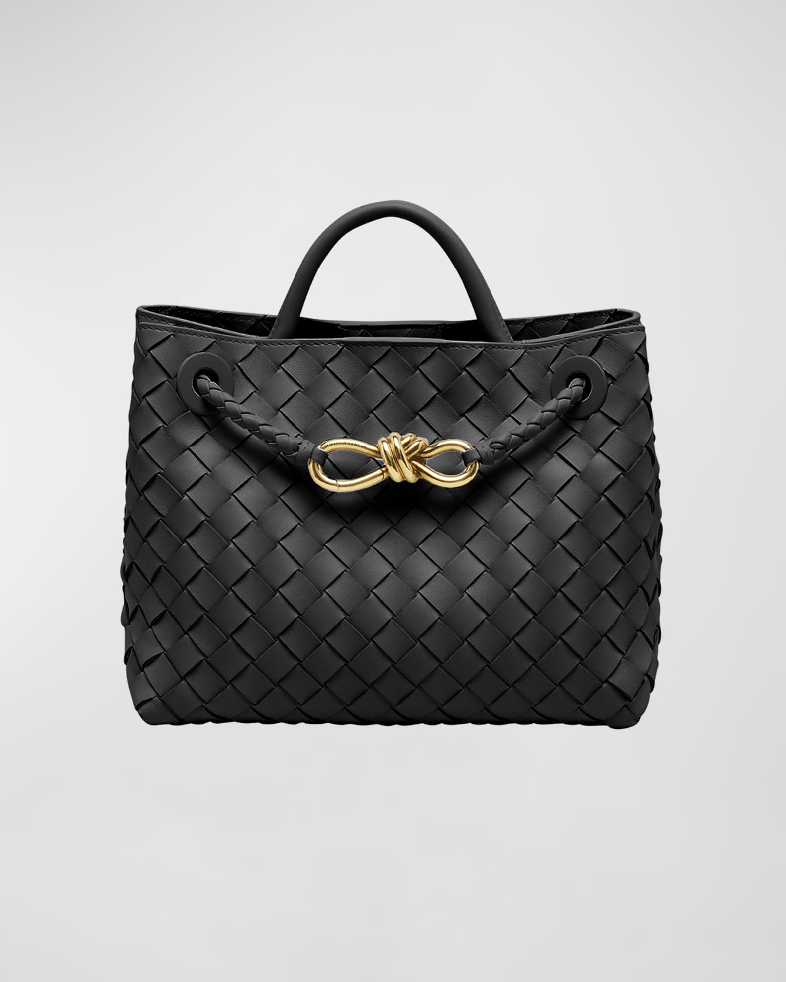 Bottega Veneta Andiamo Small Leather Top-Handle Bag | Neiman