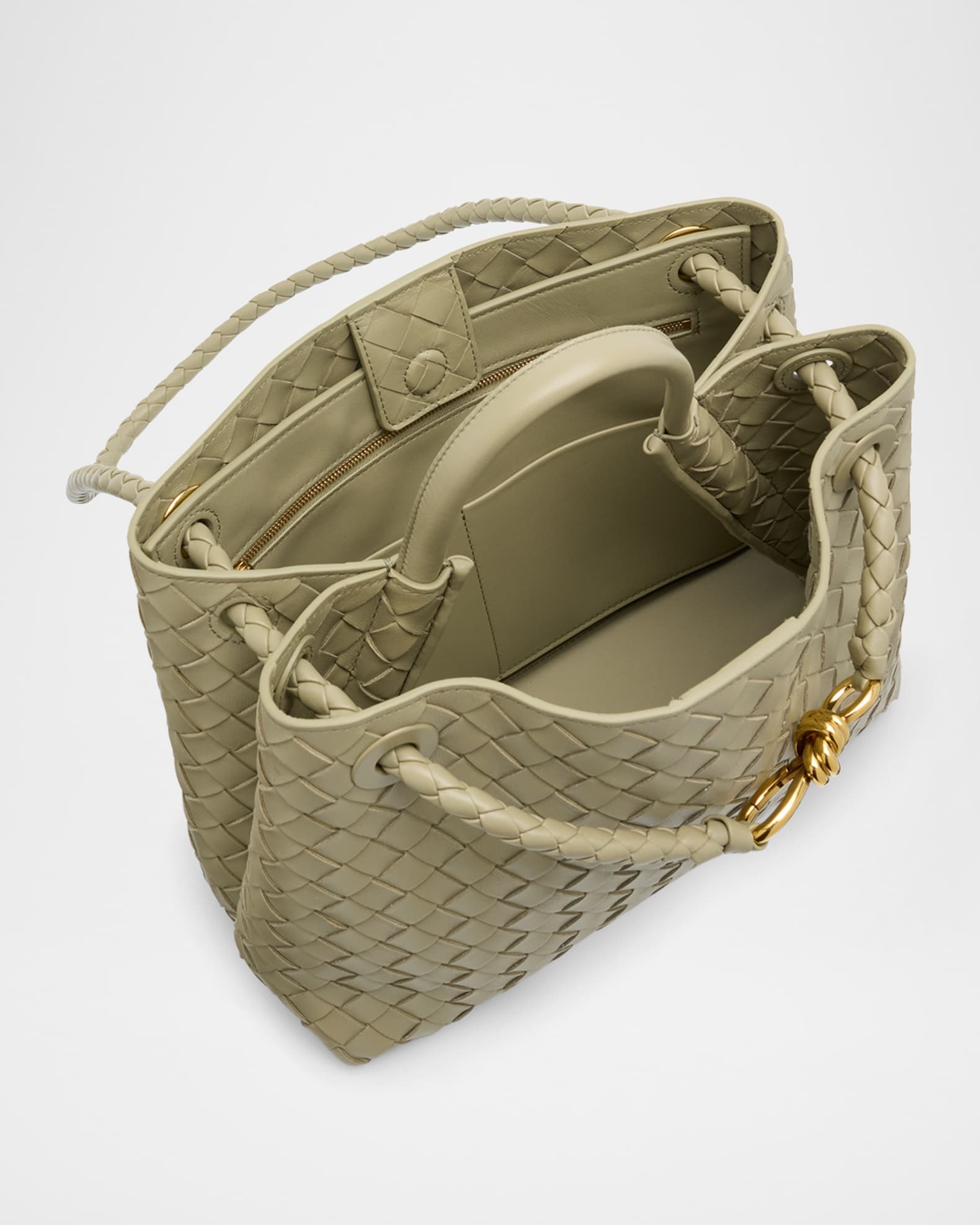 Bottega Veneta Andiamo Medium Top-Handle Bag | Neiman Marcus