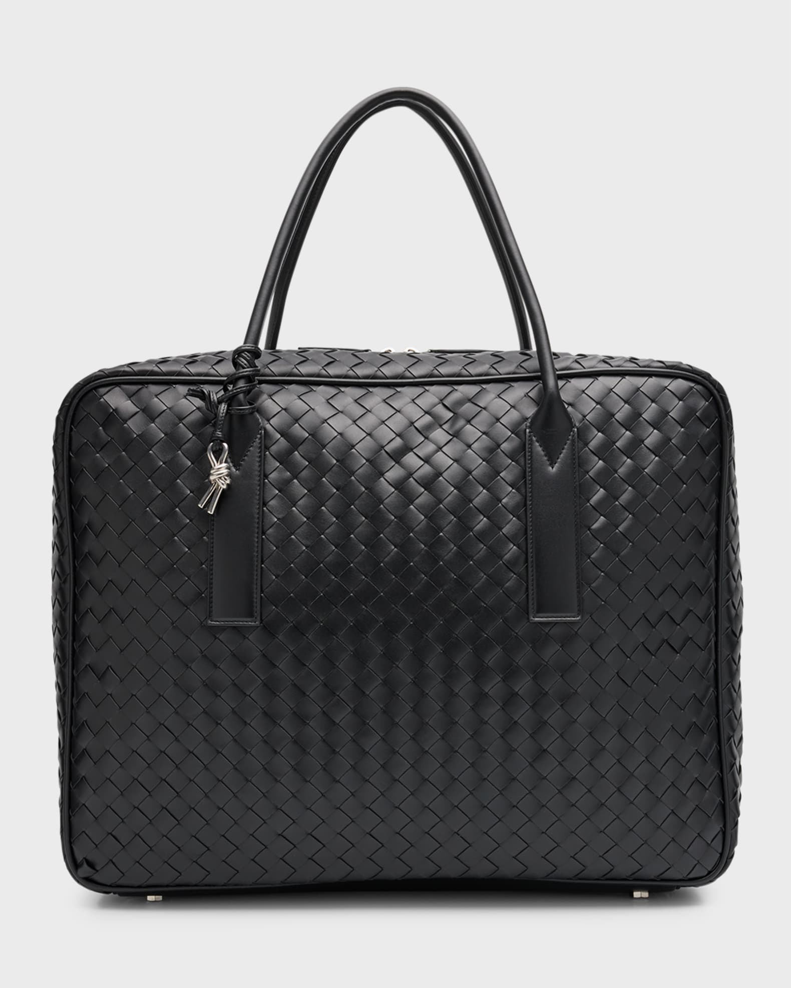 BOTTEGA VENETA ブラックレザーケース Bottega Veneta Getaway Large Weekender | Neiman Marcus