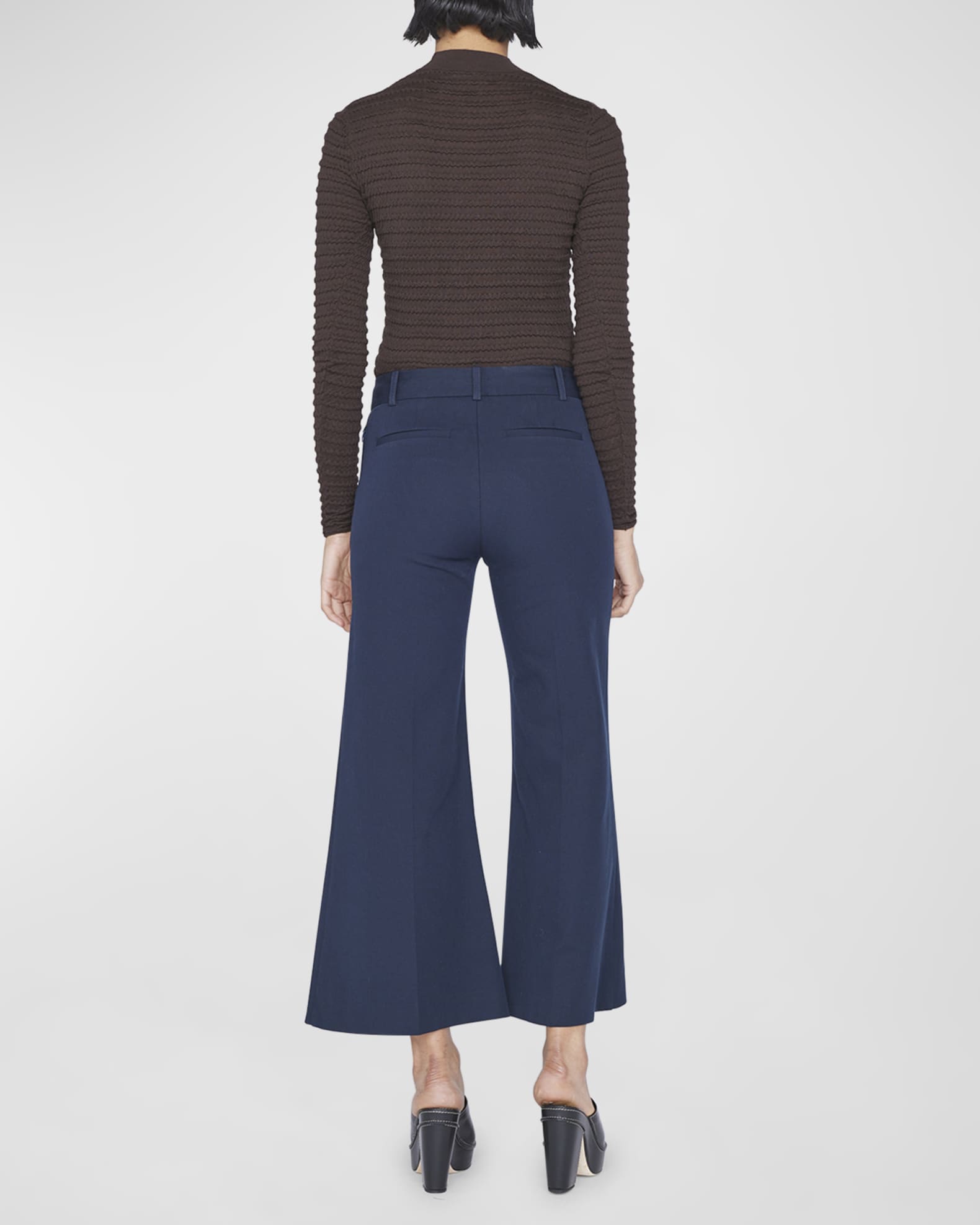 FRAME Le Crop Palazzo Trousers Neiman Marcus