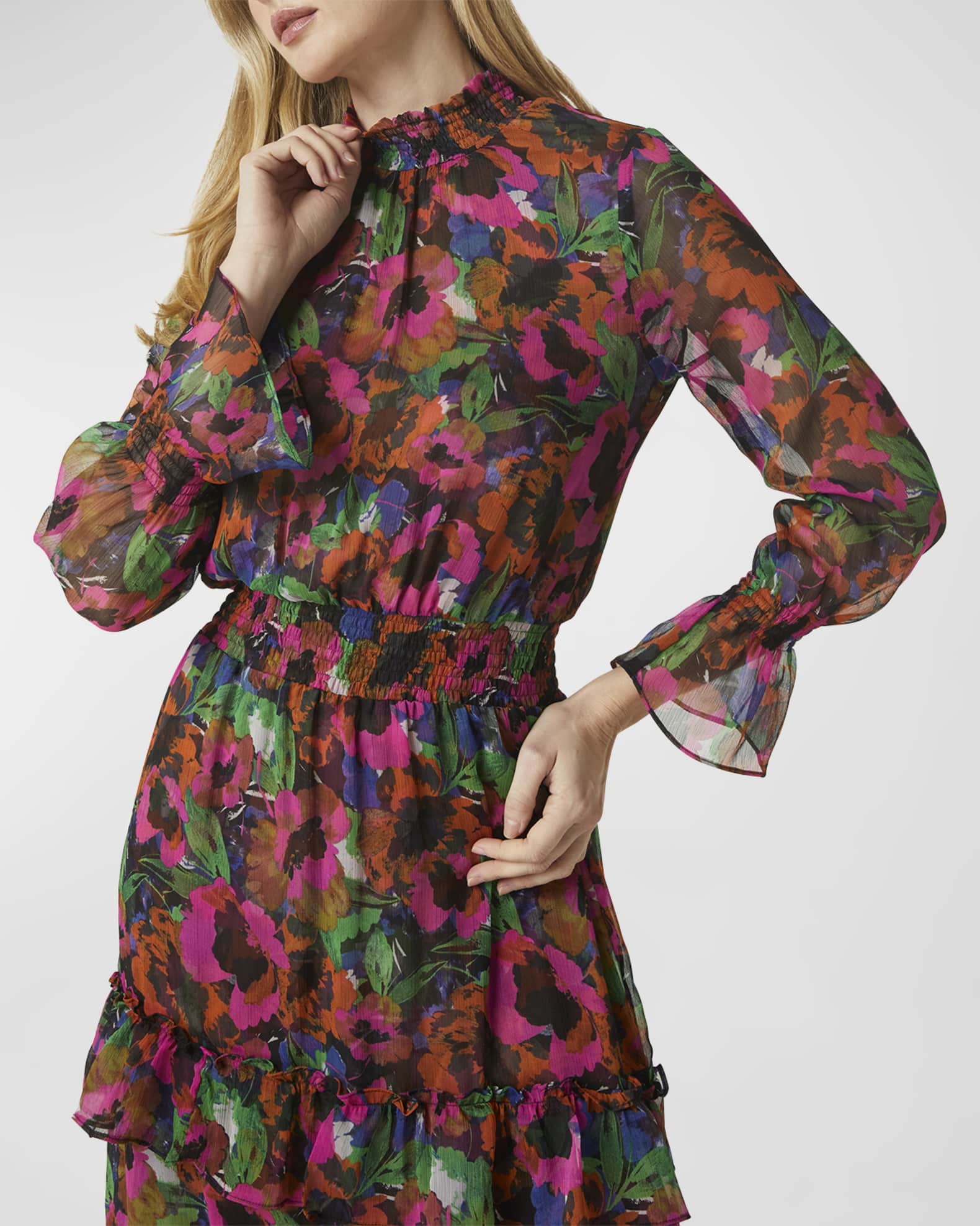 MISA Los Angeles
 Laysi Floral Single-Tiered Midi-Dress main image 1