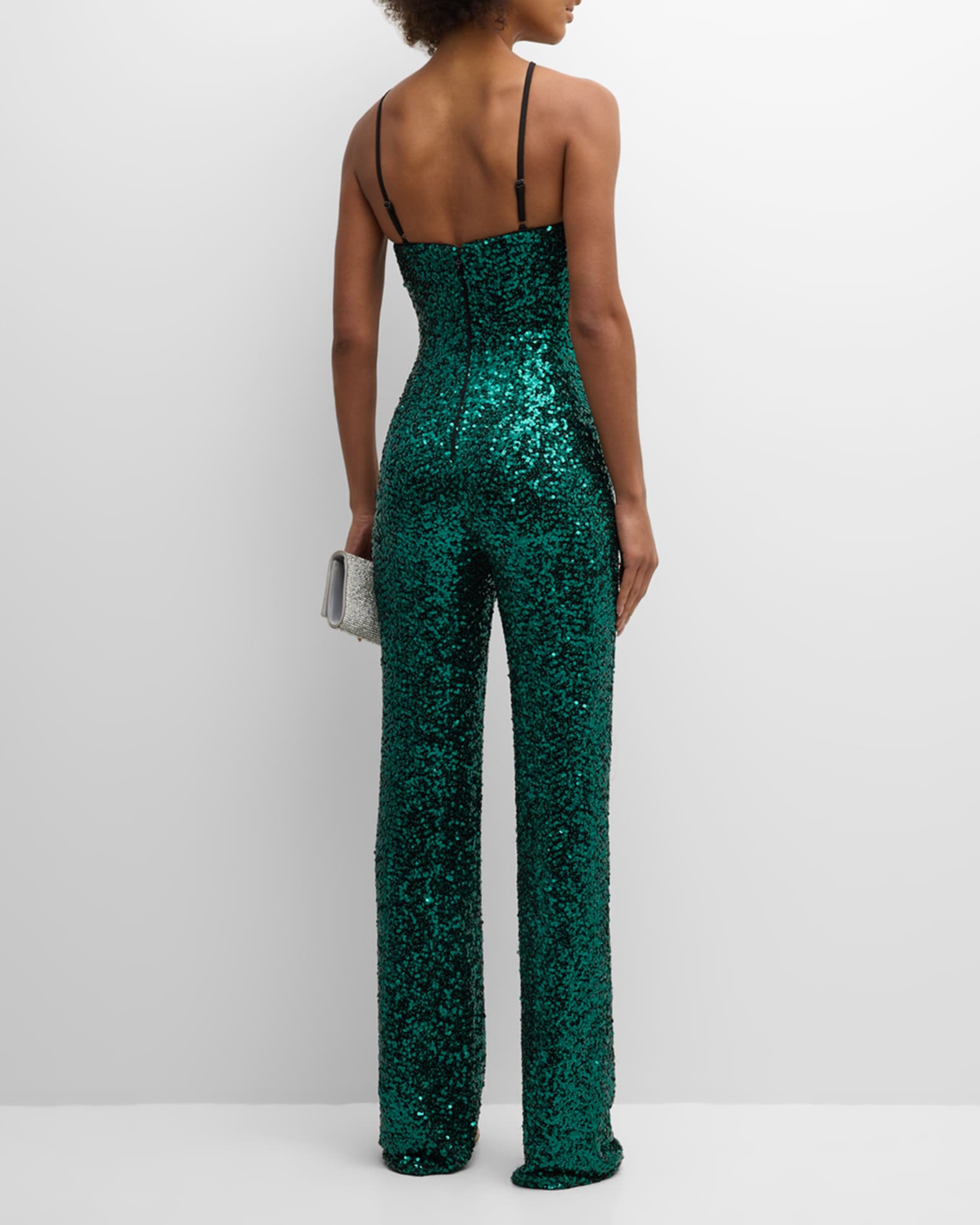 Neiman marcus sequin jumpsuit shop