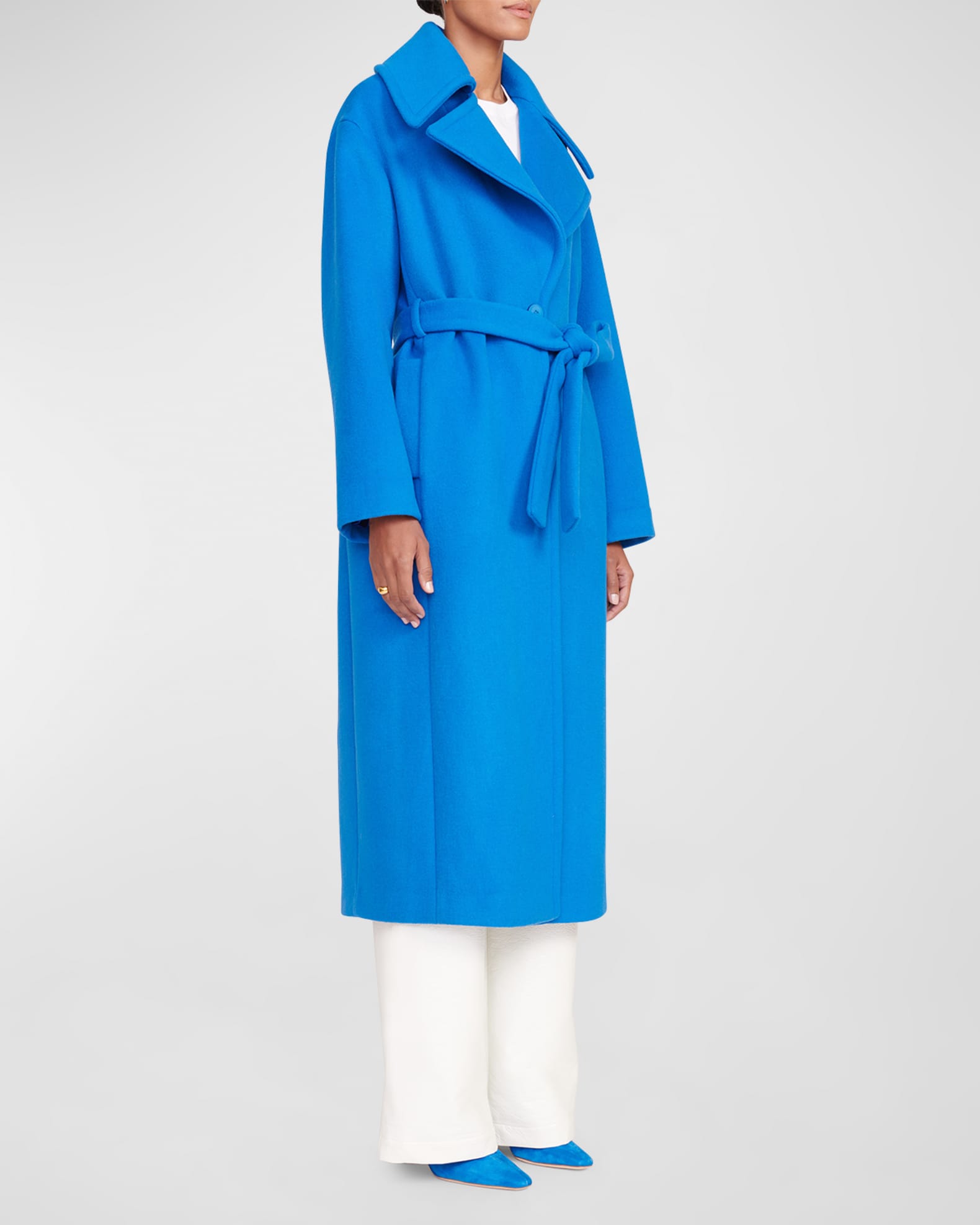 Lagos wool-blend coat