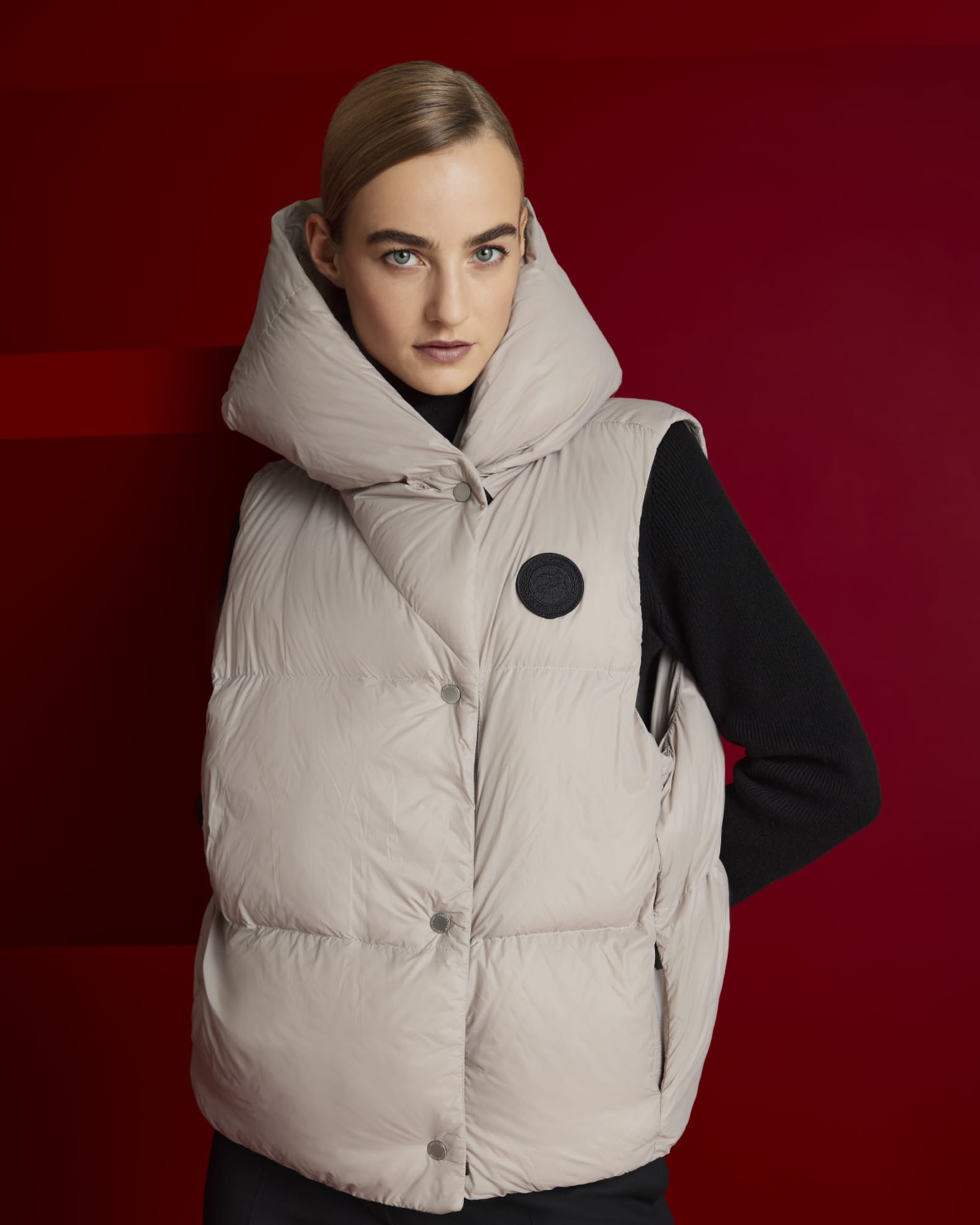 Canada Goose Rhoda Wrap Hooded Puffer Vest Neiman Marcus