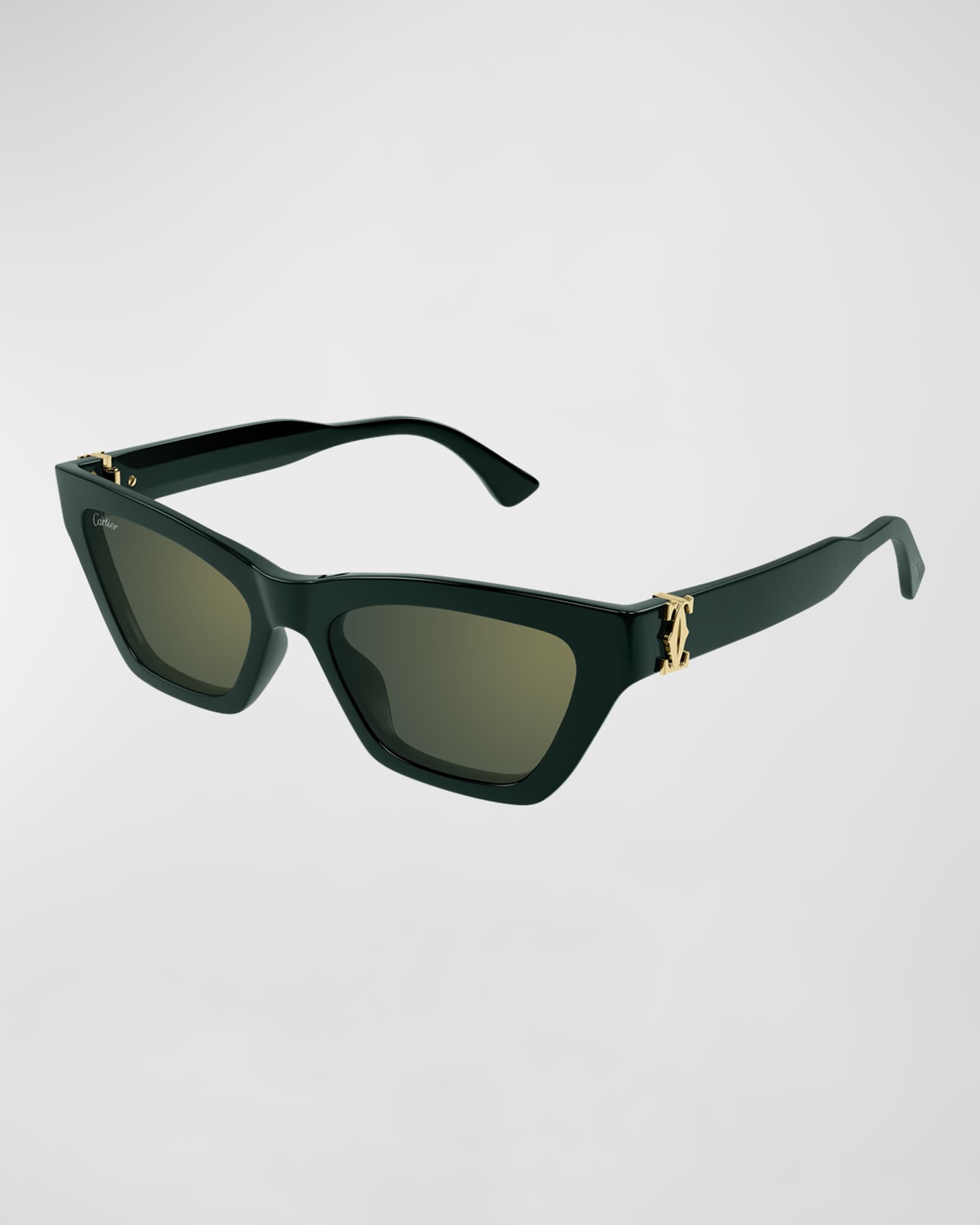 Cartier キャットアイサングラス Cartier Logo Acetate Cat-Eye Sunglasses | Neiman Marcus