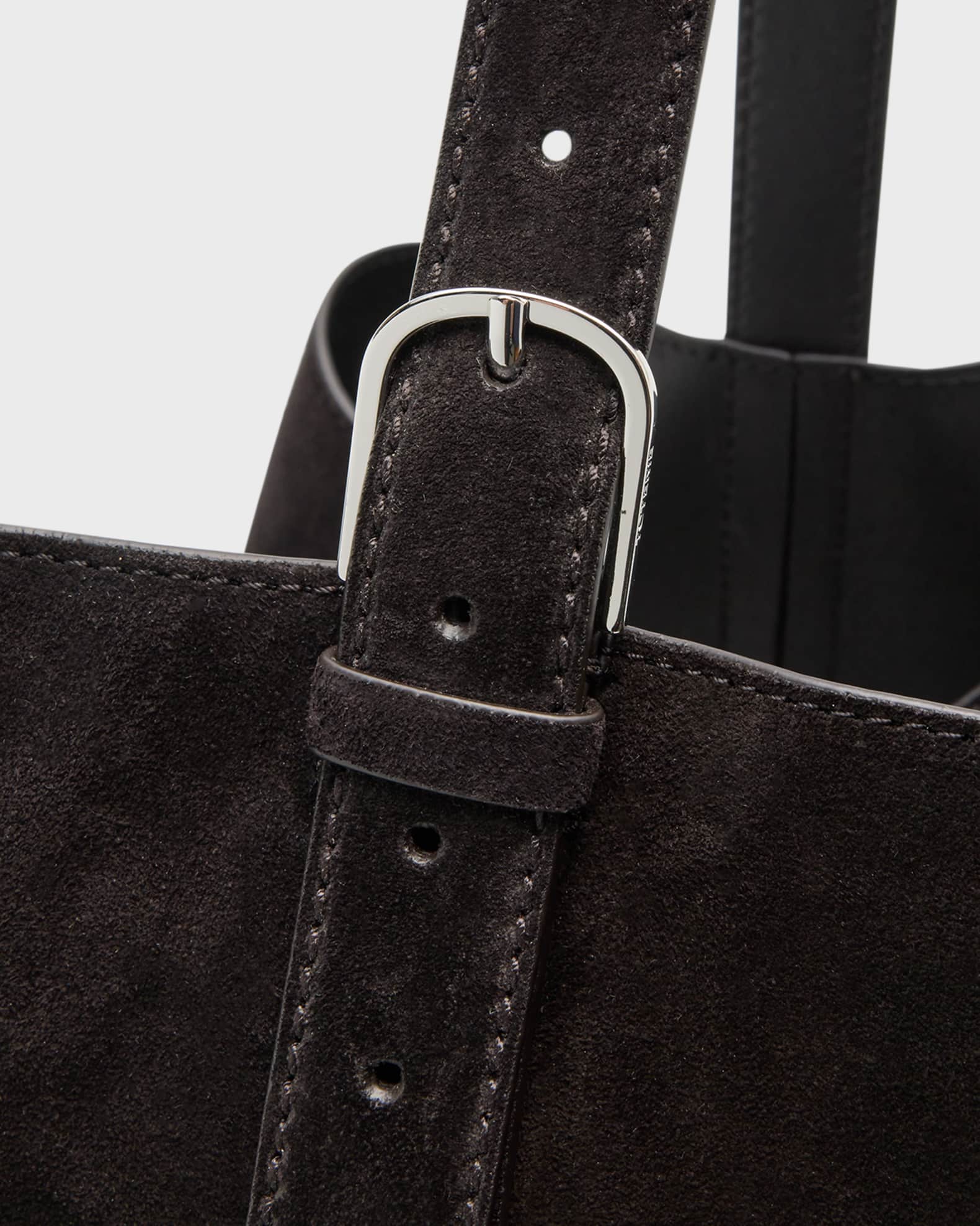 Toteme Belted Tote Bag in Suede | Neiman Marcus