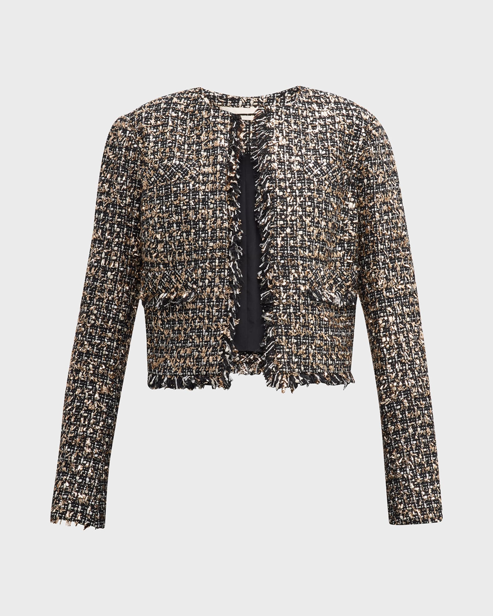 Jason Wu Collection Tinsel Tweed Cropped Jacket | Neiman Marcus