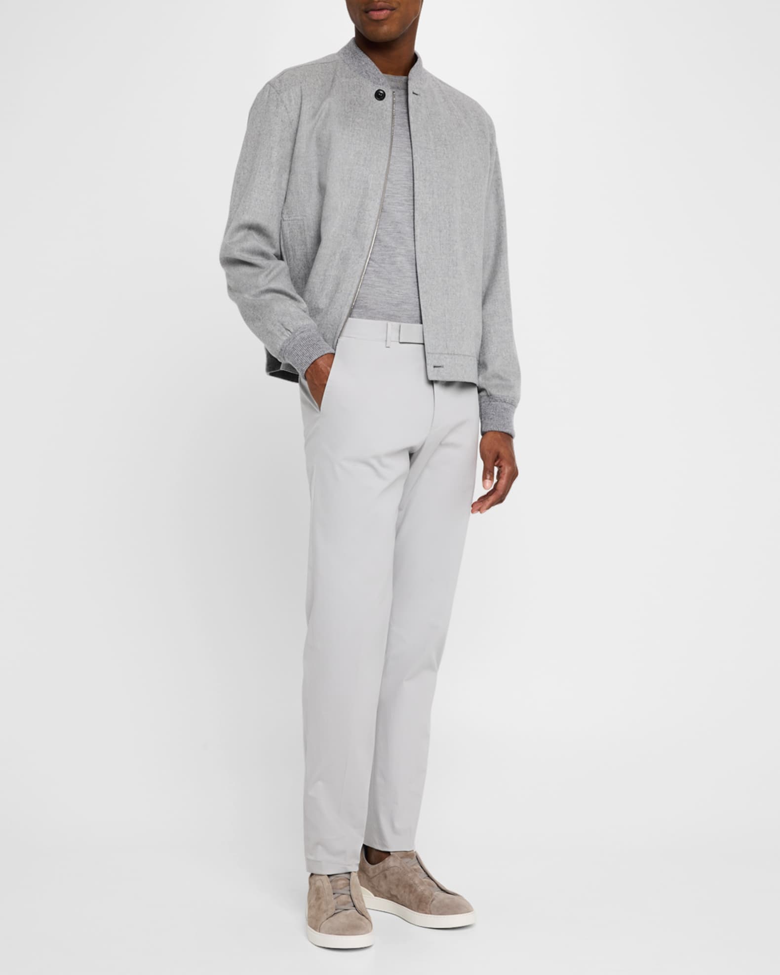【タグ付・新品】Compact Knit Cashmere Blouson Compact Knit Cashmere Blouson – L'AUBE BLANC