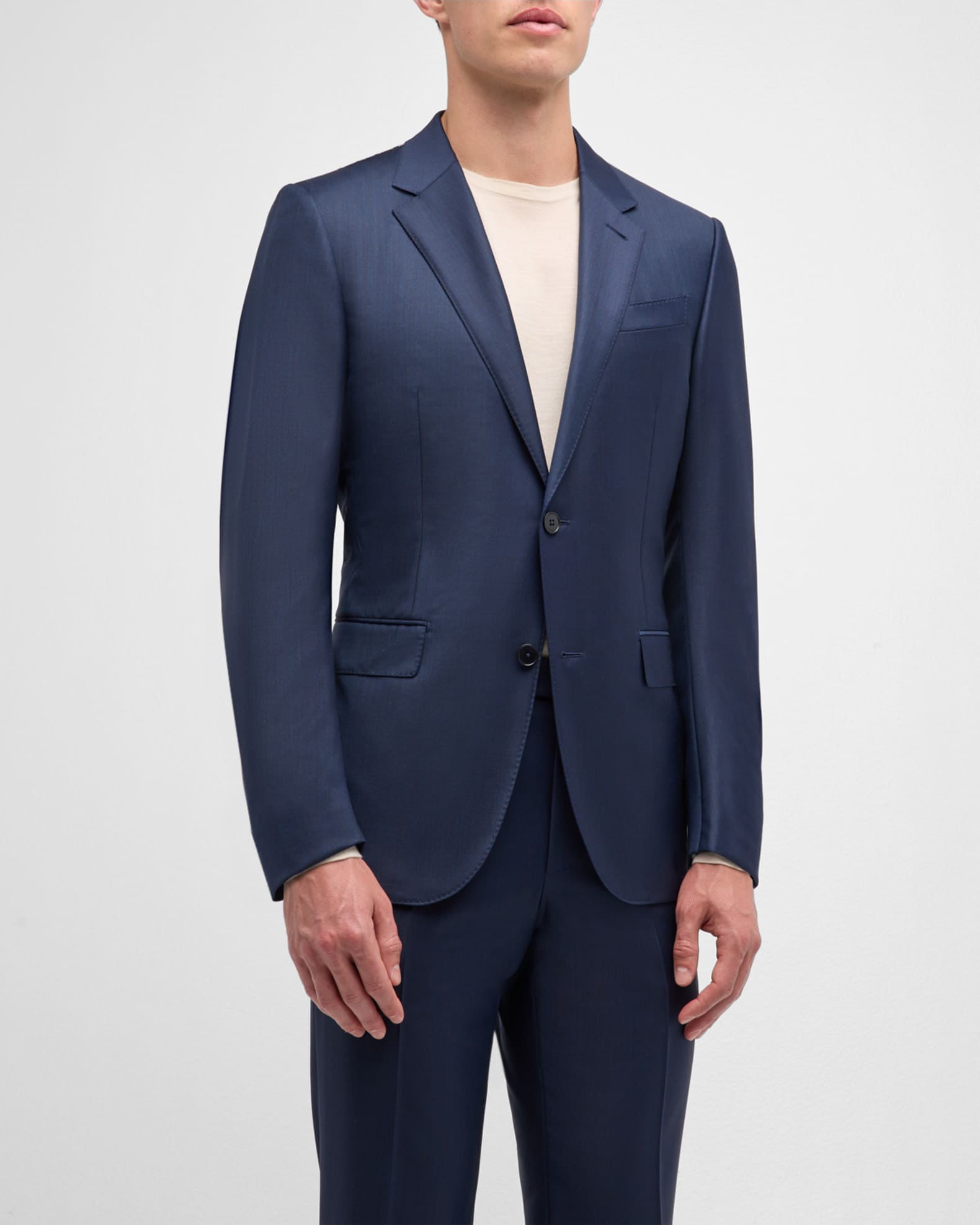 ZEGNA Men's Striped Wool Suit | Neiman Marcus