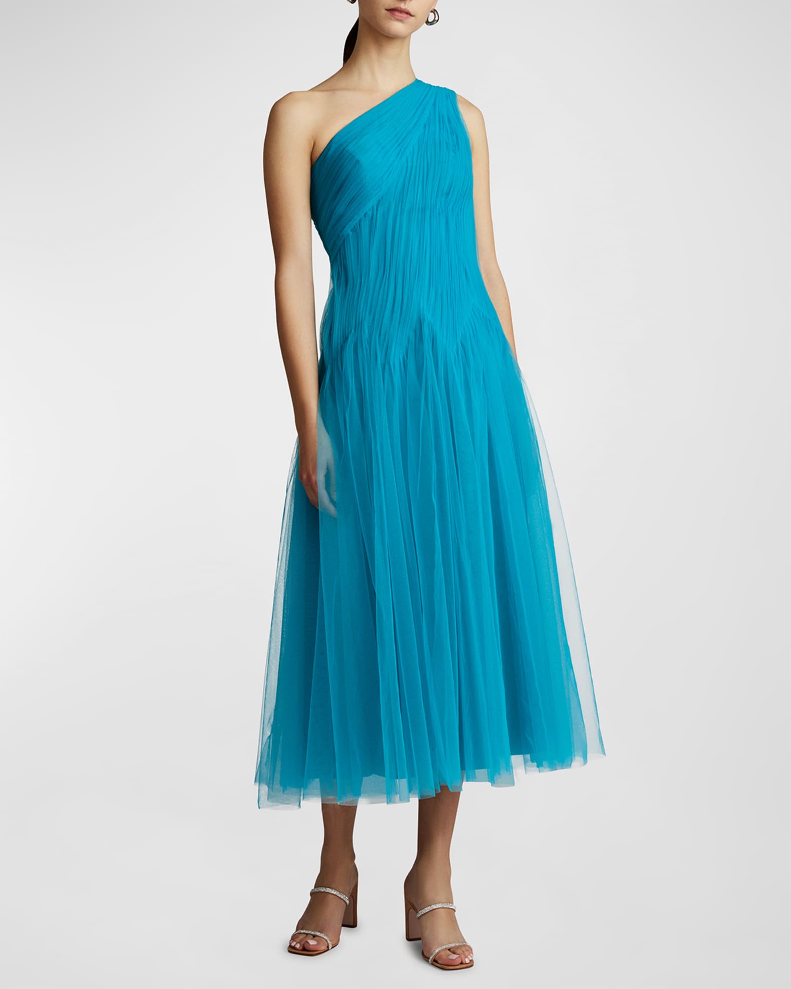 Shop Sienna, Tulle Straight Gown by Monique Lhuillier