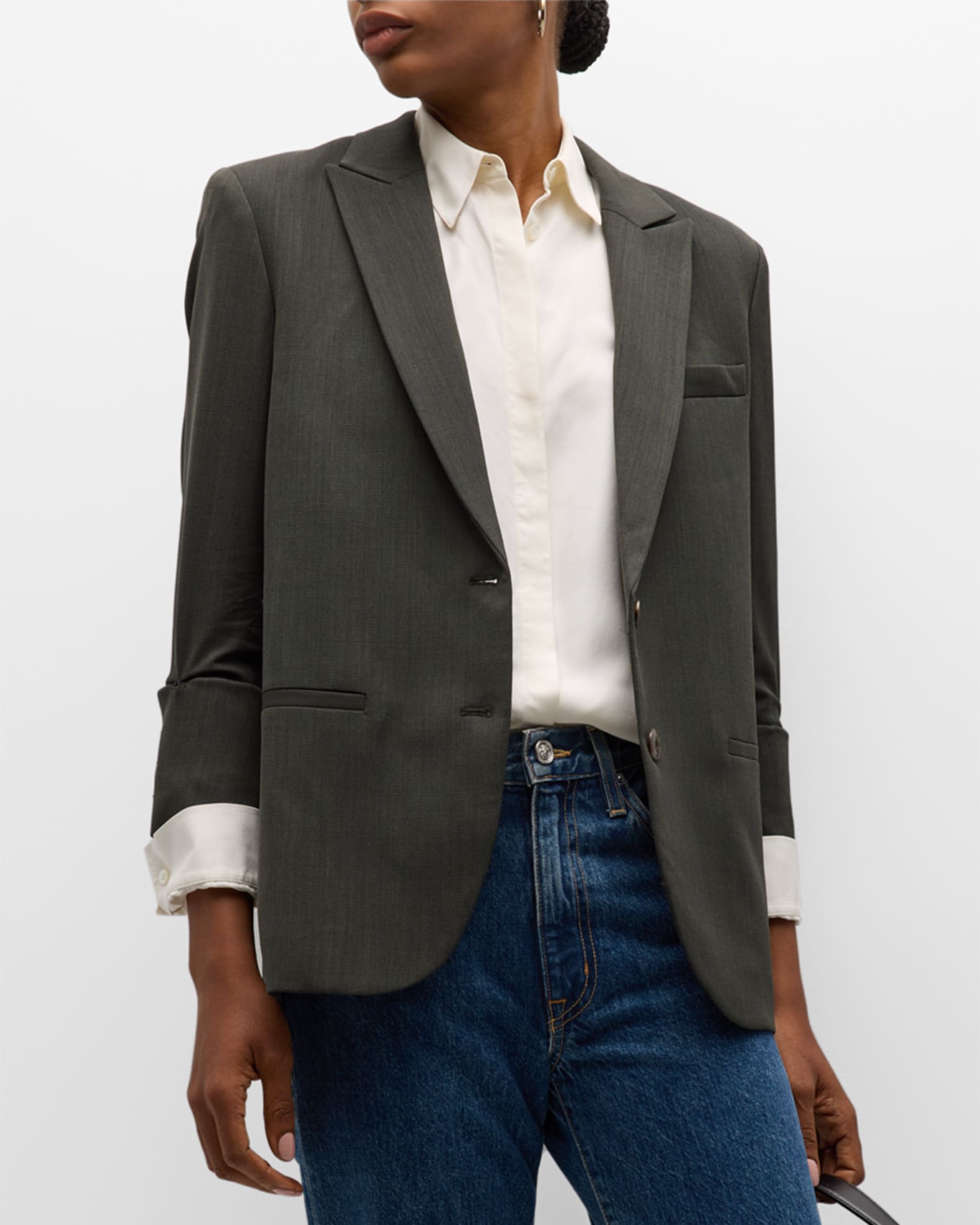 Wool boyfriend hotsell blazer
