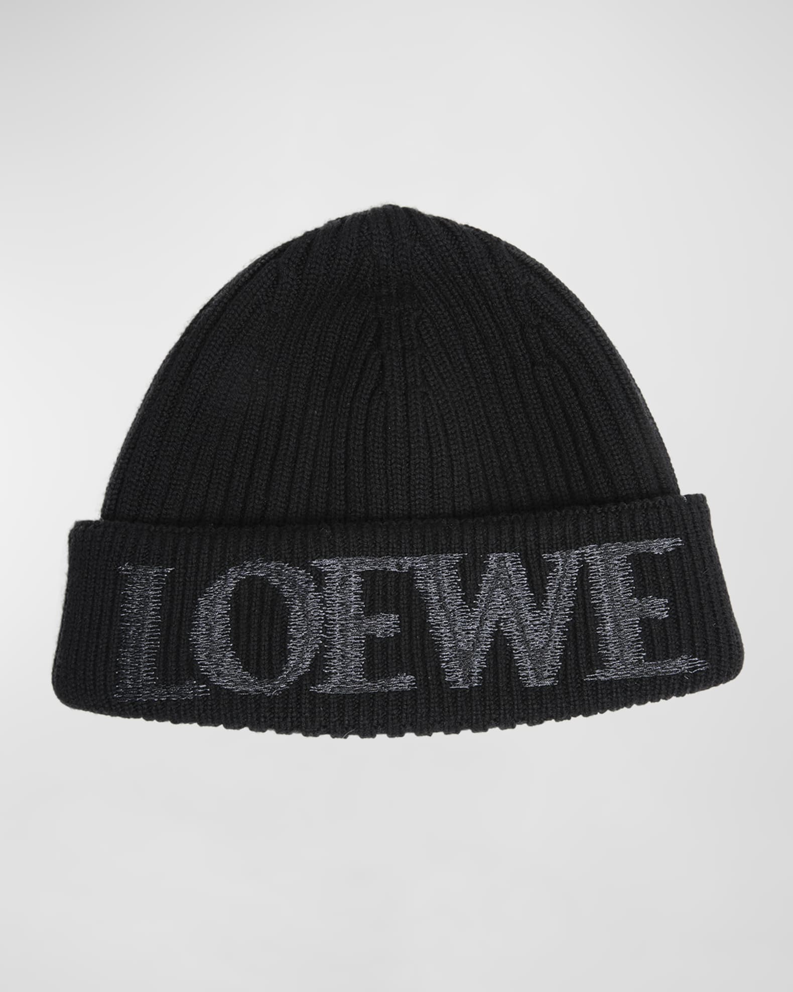 ー品販売  Blurred Loewe Logo Marcus Neiman | Beanie Wool 帽子